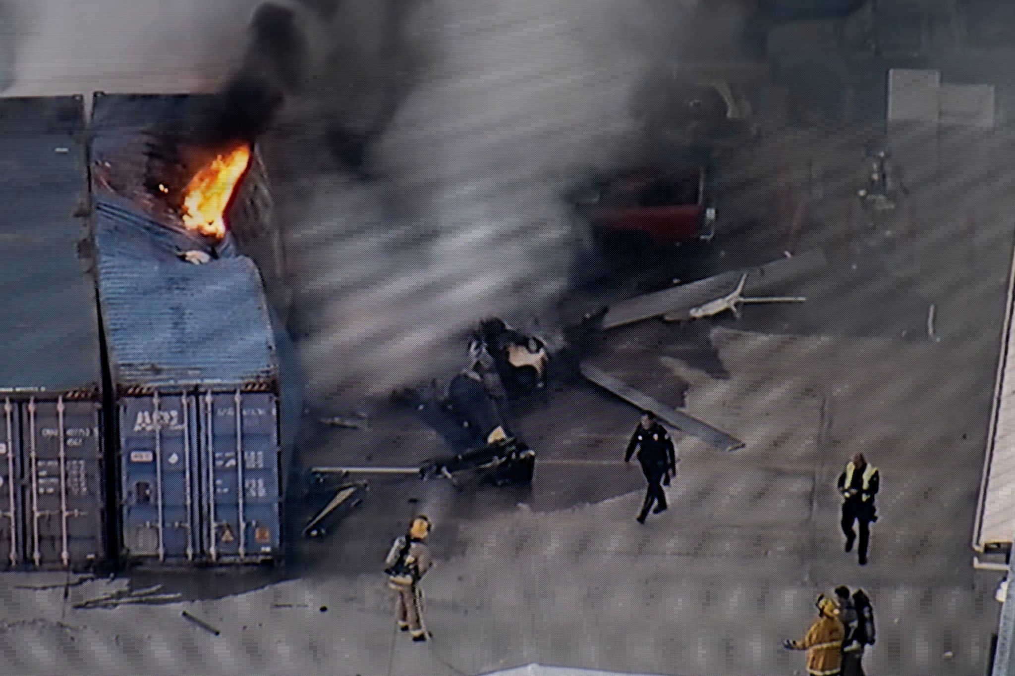 Hubschrauberabsturz in Los Angeles