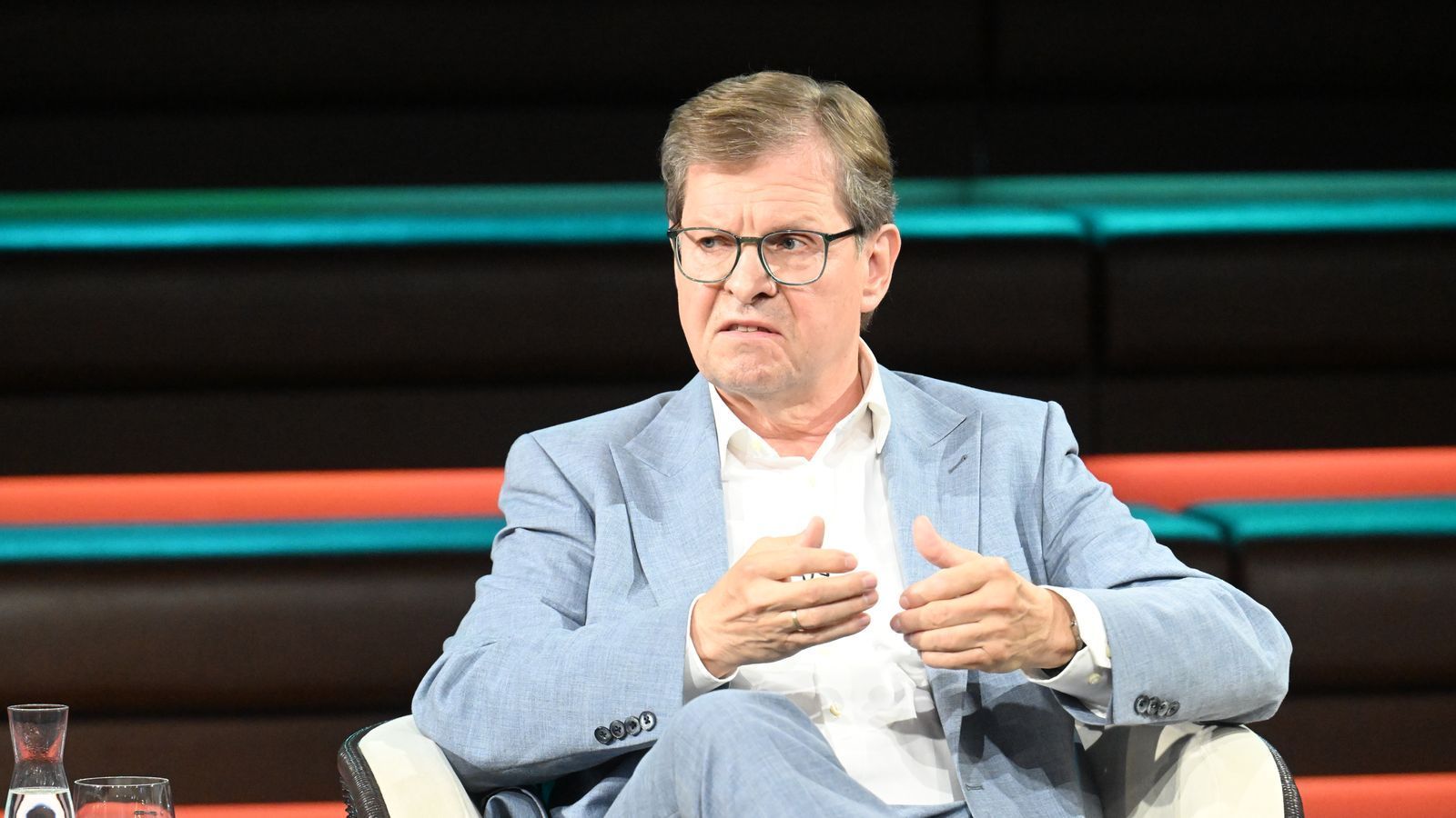 Eine Forderung von SPD-Politiker Ralf Stegner (Bild) konnte Markus Lanz so nicht stehen lassen. (Bild: ZDF / Cornelia Lehmann)