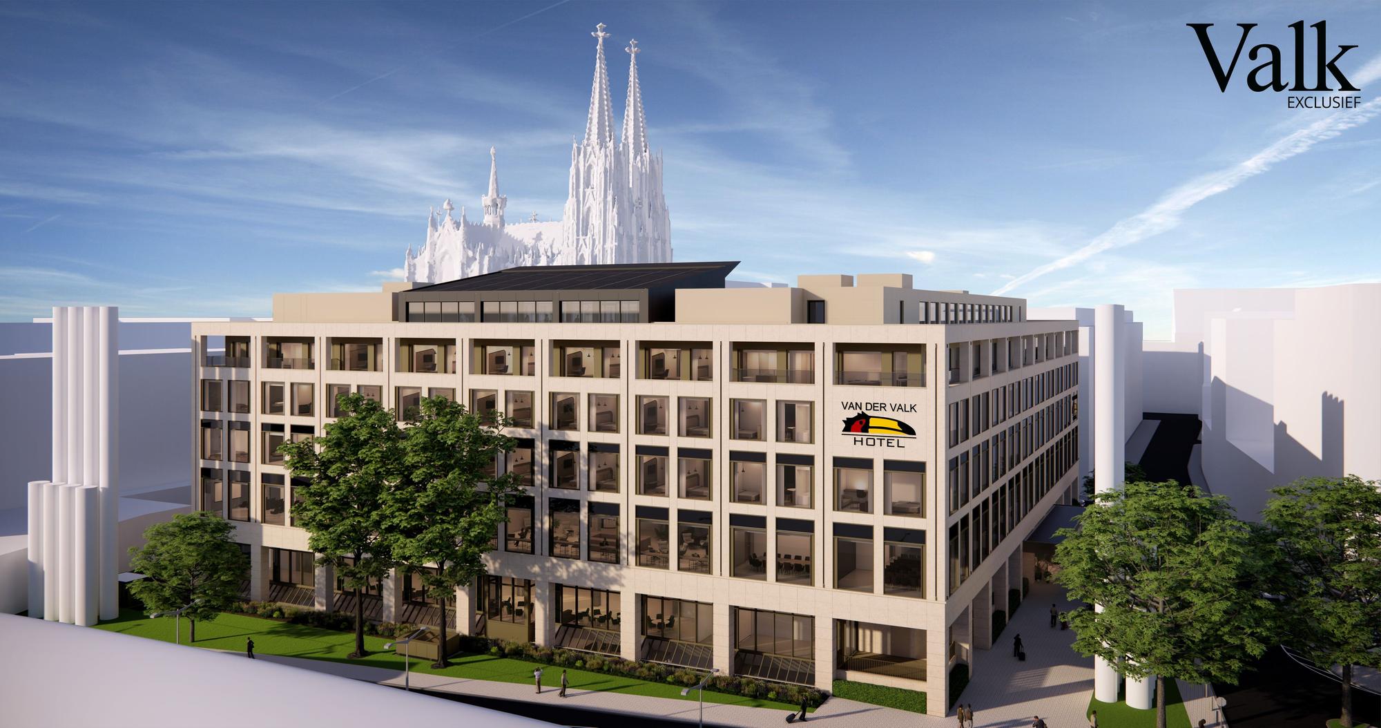 Diese Visualisierung zeigt, wie das neue Hotel aussehen soll.