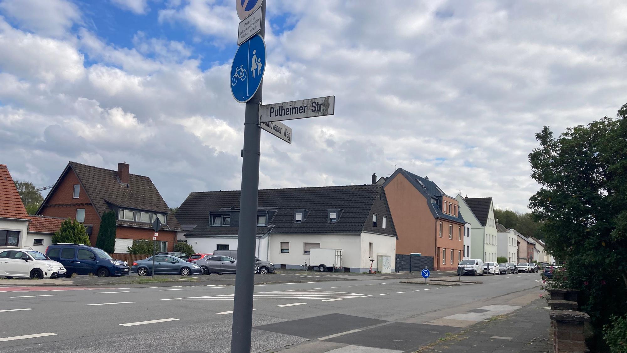 Biegt man in die Pulheimer Straße ab, entgeht man dem Lärm der größeren Hauptstraße.