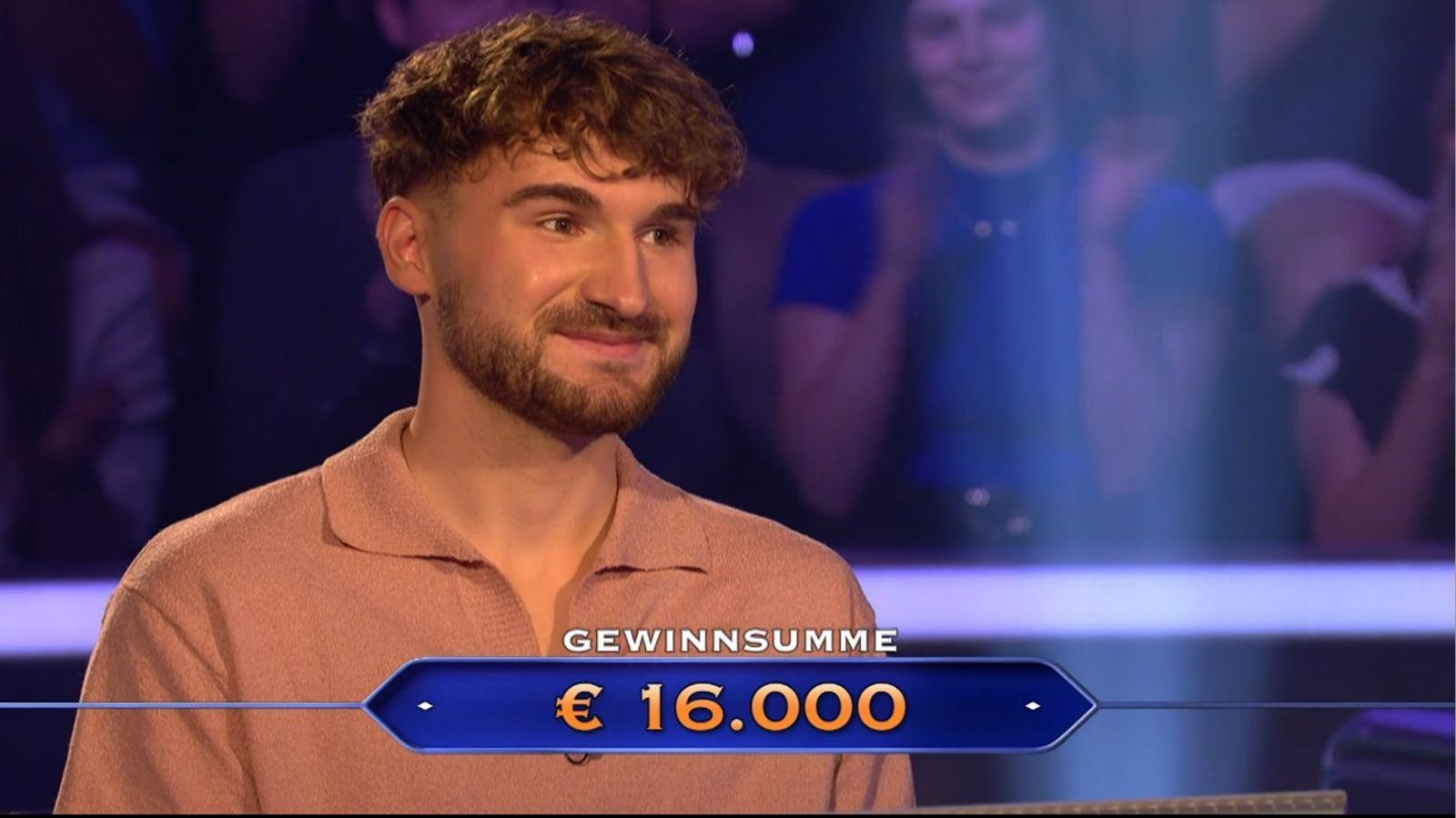 Justin Martin sicherte sich bei Jauch 16.000 Euro. (Bild: RTL)