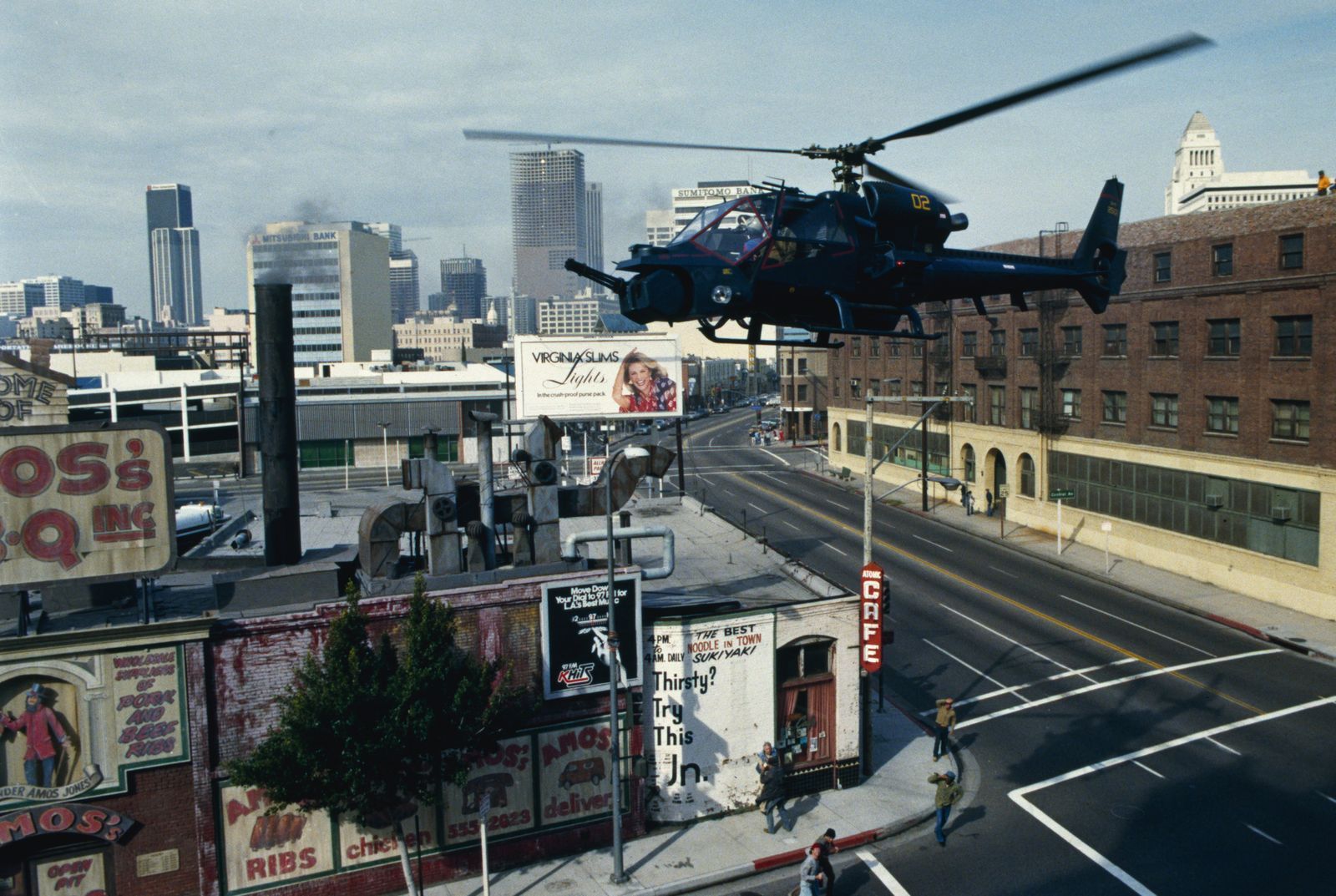 John Badhams „Das fliegende Auge“ (1983) gilt als Klassiker des modernen Actionsfilms.  (Bild: ZDF/Bruce W. Talamon)