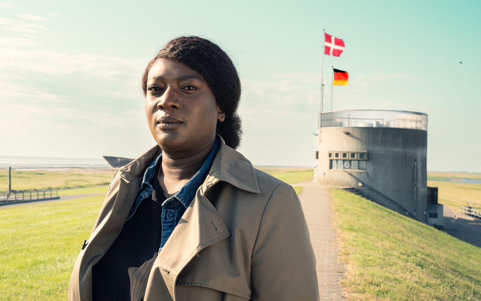 Zum ersten Mal ermittelte Thelma Buabeng im September 2024 in „Die Polizistin und die Sprache des Todes“ als Gloria Acheampong.  (Bild: ZDF und Christine Schroeder.)
