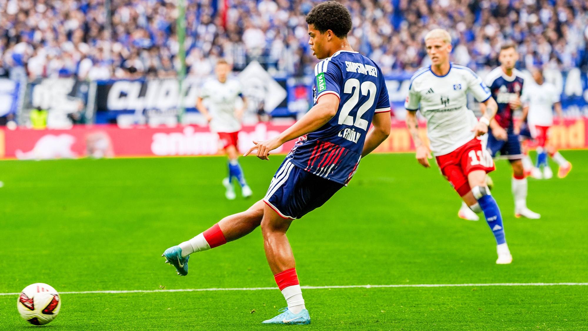 Brachte seine tolle Technik in Hamburg zu selten ins Spiel: Jahmai Simpson-Pusey