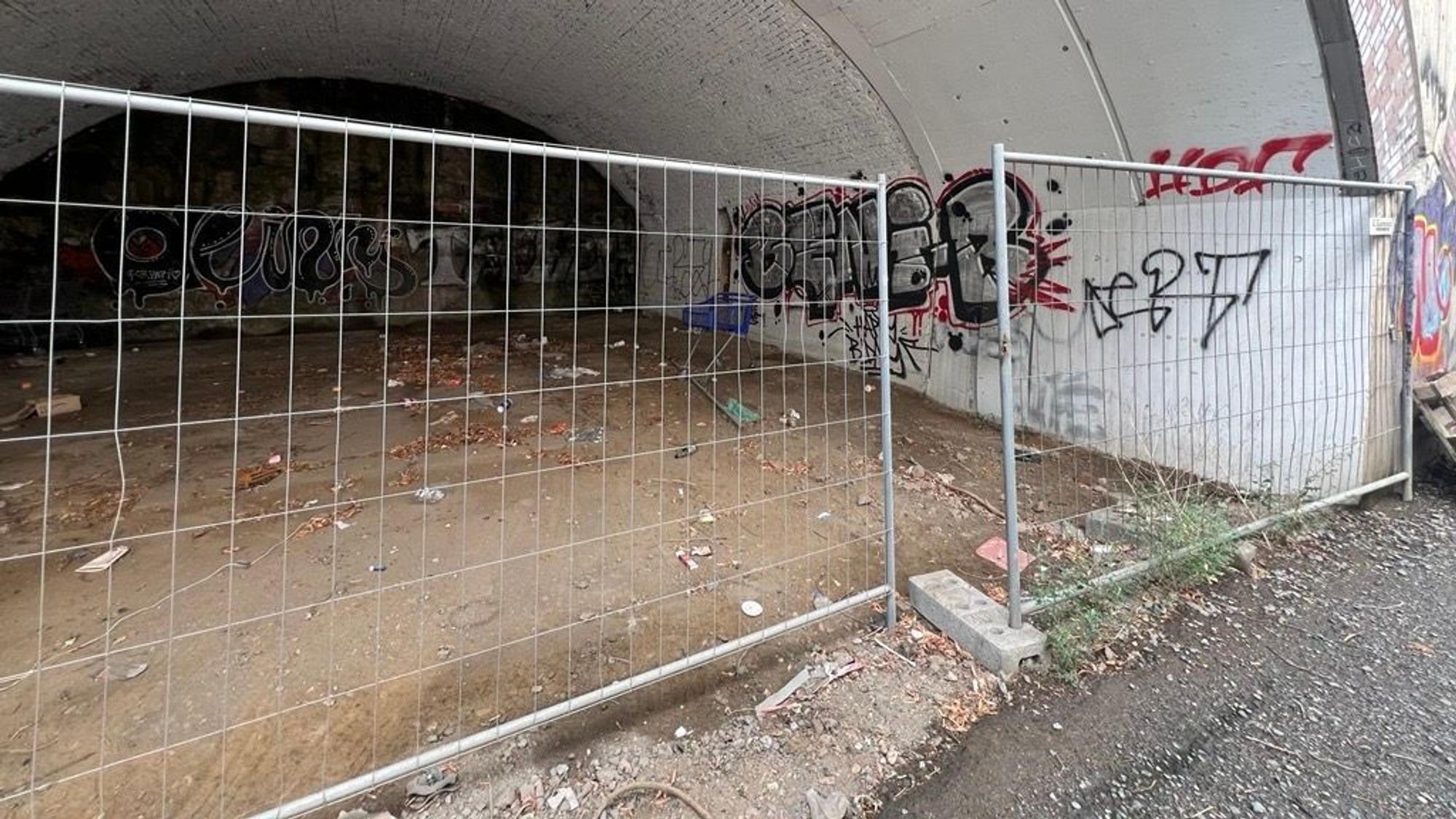 Bahnbogen in der Hüttenstraße