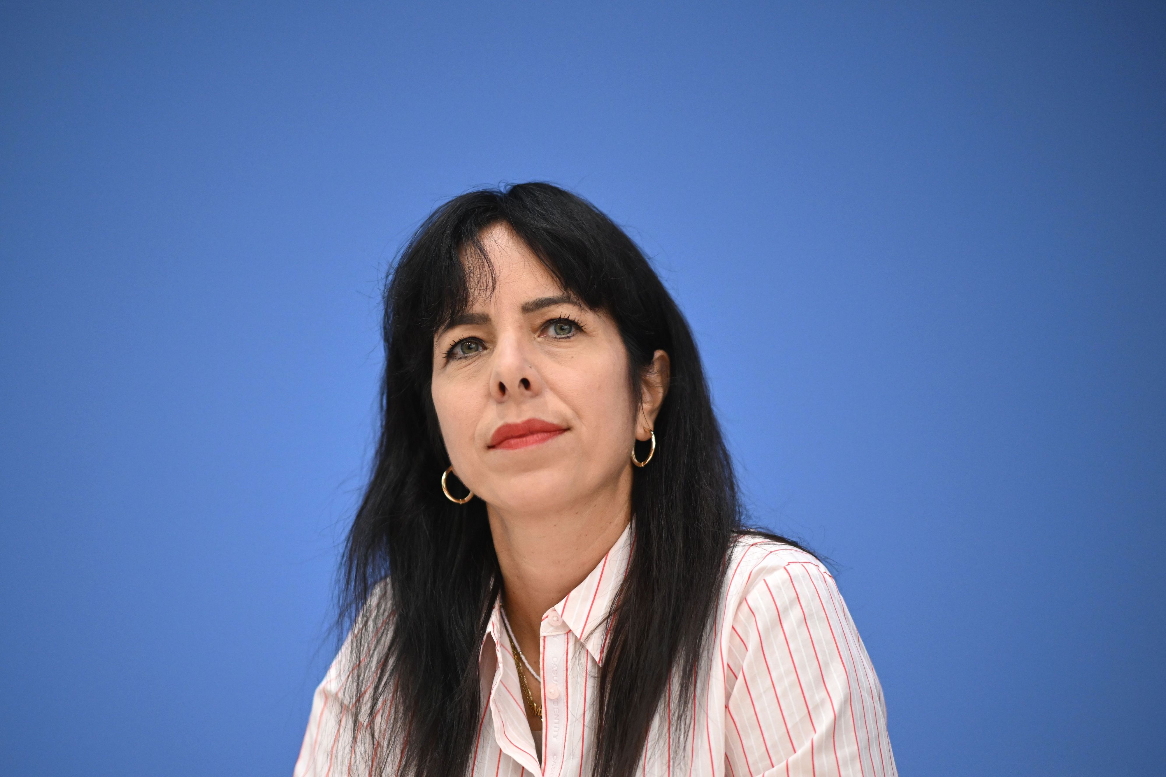 Elif Eralp, Linke-Bürgermeisterkandidatin in Berlin, hat sich gegen Olympia positioniert.