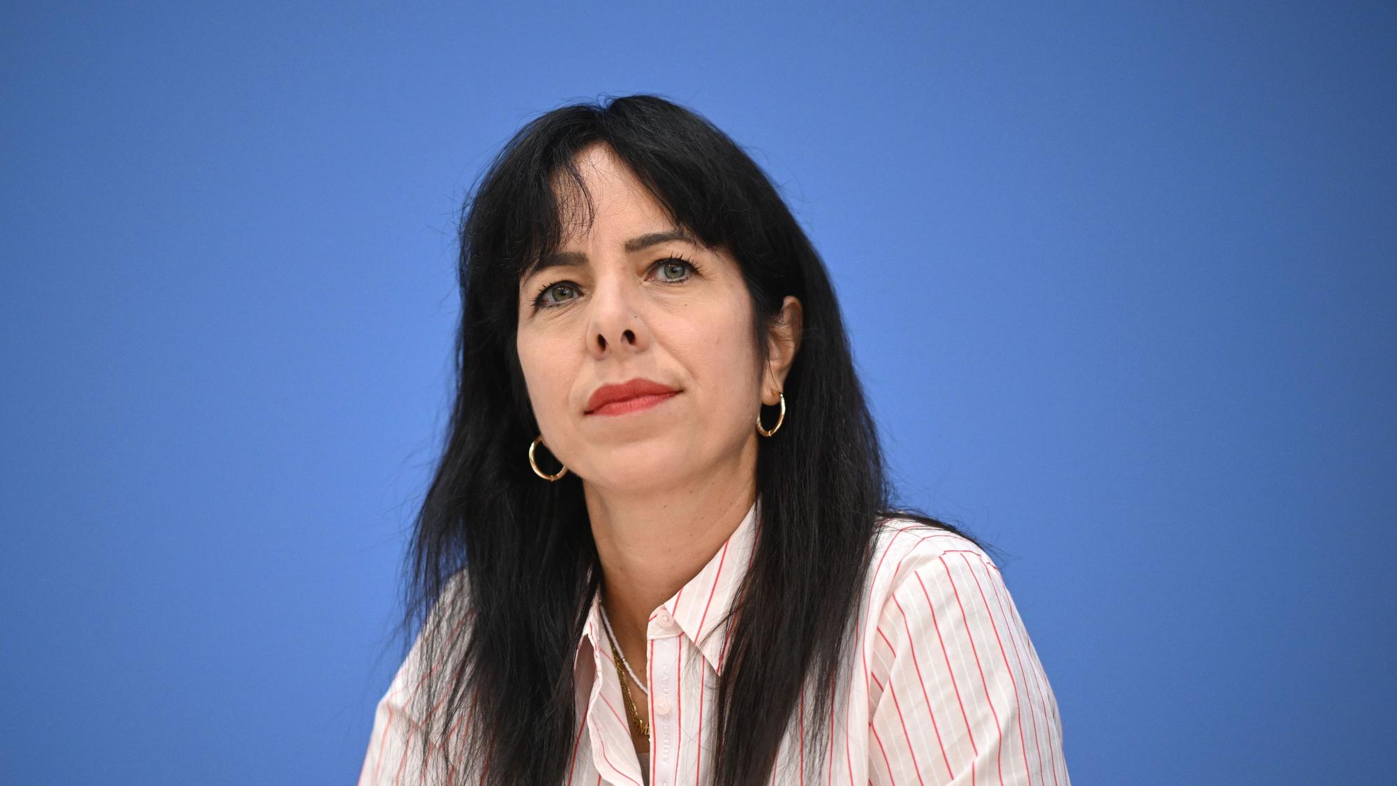 Elif Eralp, Linke-Bürgermeisterkandidatin in Berlin, hat sich gegen Olympia positioniert.