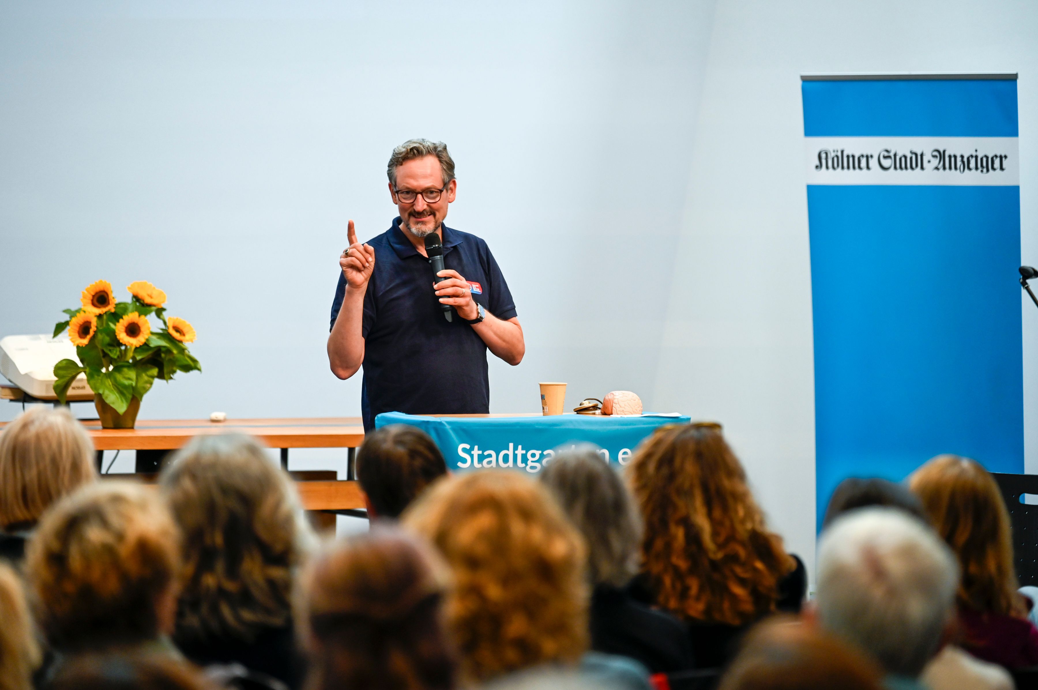 Eckart von Hirschhausen ist Arzt, Moderator und Wissenschaftsjournalist. Er war Gast beim Live-Talk der Reihe „100 Ideen für Köln“ des „Kölner Stadt-Anzeiger“.
