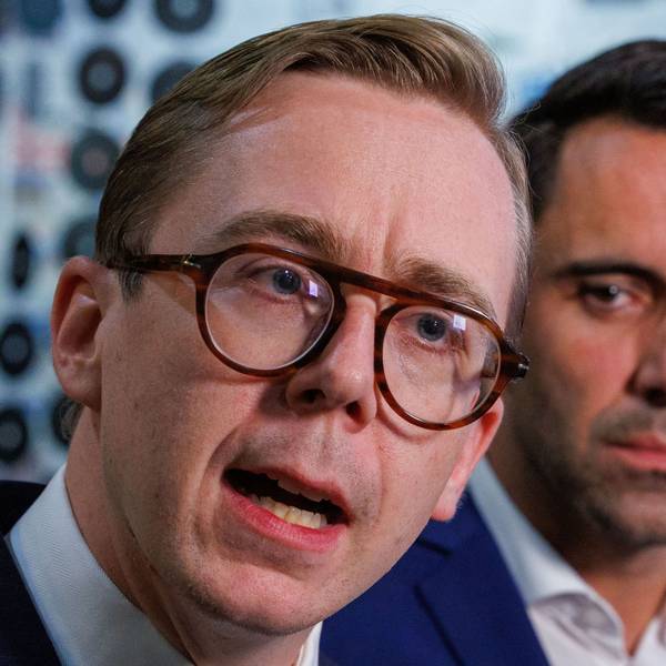 Philipp Amthor (l., CDU) übernimmt von Daniel Peters den Landesvorsitz in Mecklenburg-Vorpommern.