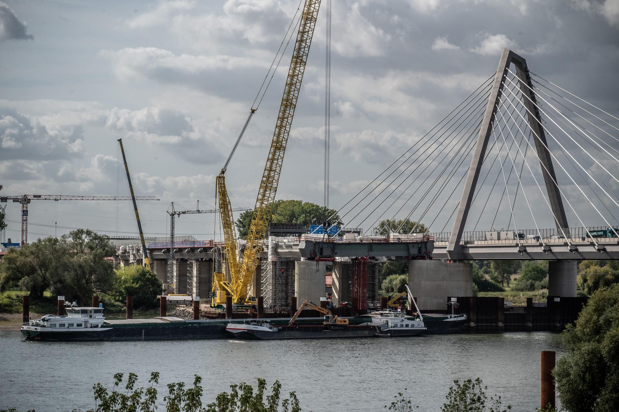 Autobahnbaustelle Leverkusener Brücke Bild: Ralf Krieger