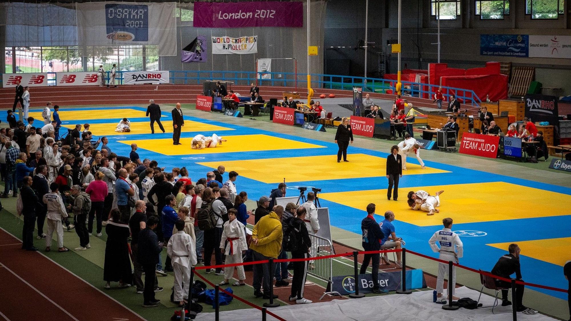 Judo-Nachwuchs aus dem In- und Ausland trifft sich beim Internationalen Bayer Judo Cup in Leverkusen.