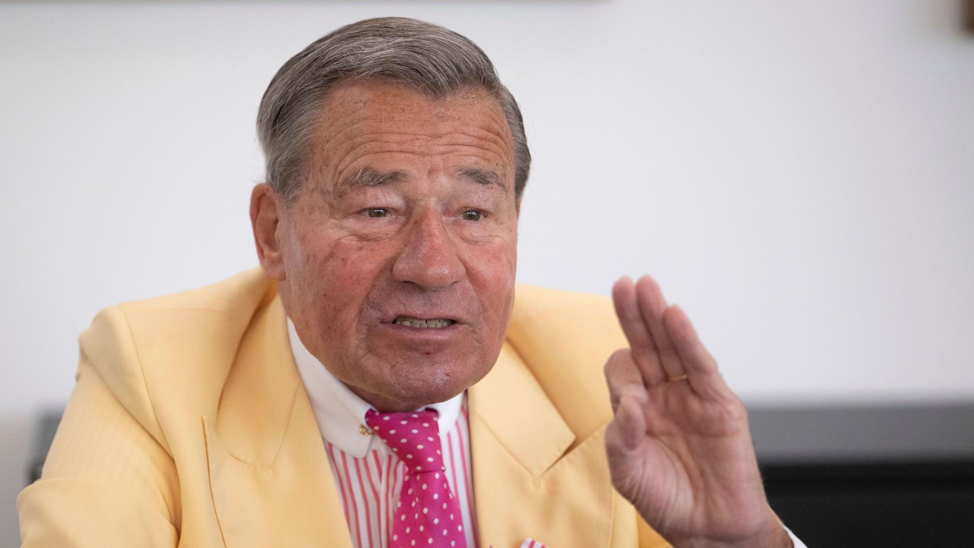 Wolfgang Grupp, ehemaliger Chef des Bekleidungsunternehmens Trigema.