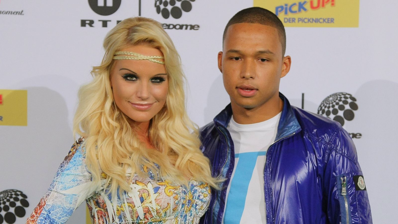 Bei „The Dome“ posierte Gina-Lisa Lohfink im Jahr 2010 gemeinsam mit Romulo Kuranyi.  (Bild: 2010 Getty Images/Thomas Niedermueller)