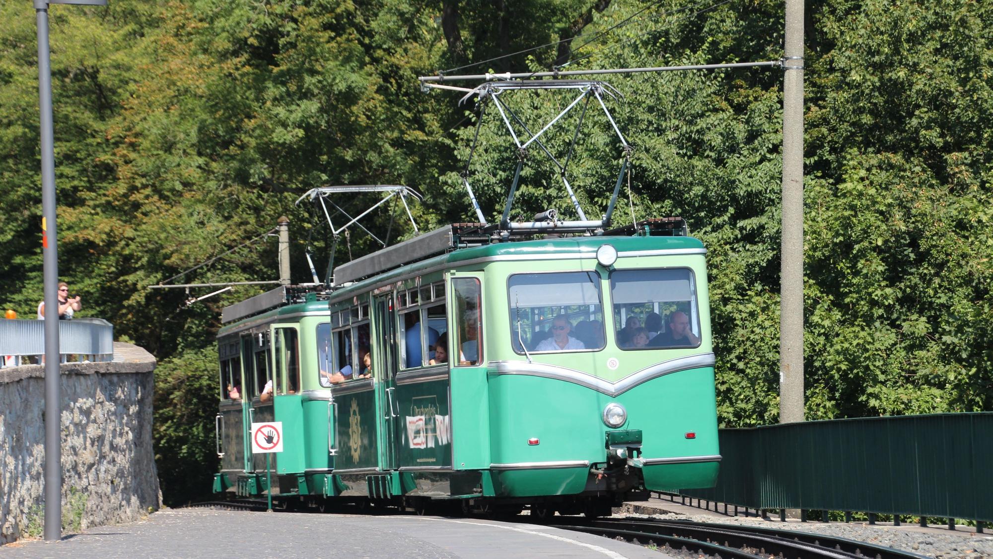 Die Drachenfels-Bahn in Königswinter ist besonders beliebt.