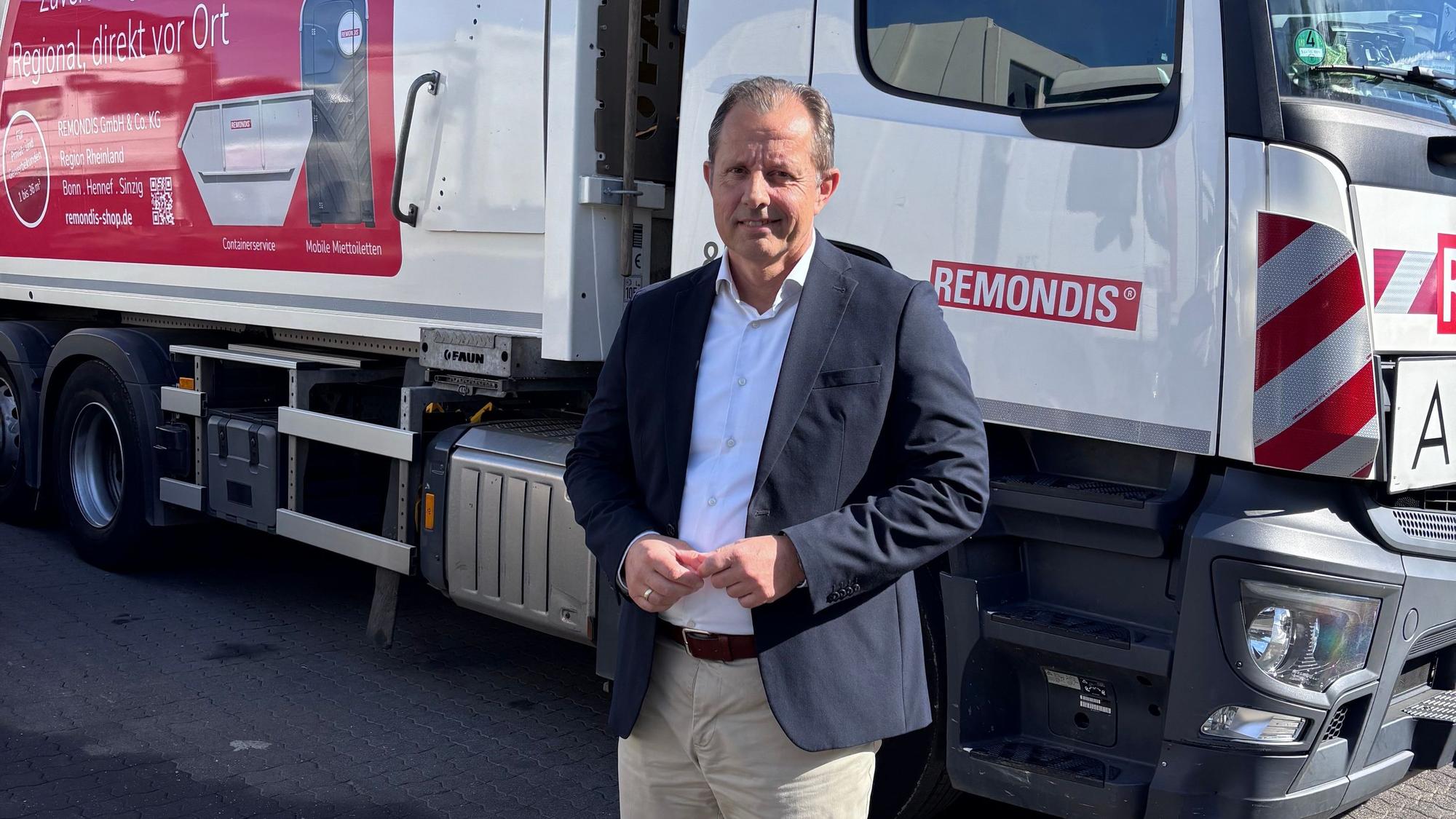 Nicolas Müller ist Remondis-Niederlassungsleiter Rhein-Erft sowie Bonn/Rhein-Sieg-Ahr.