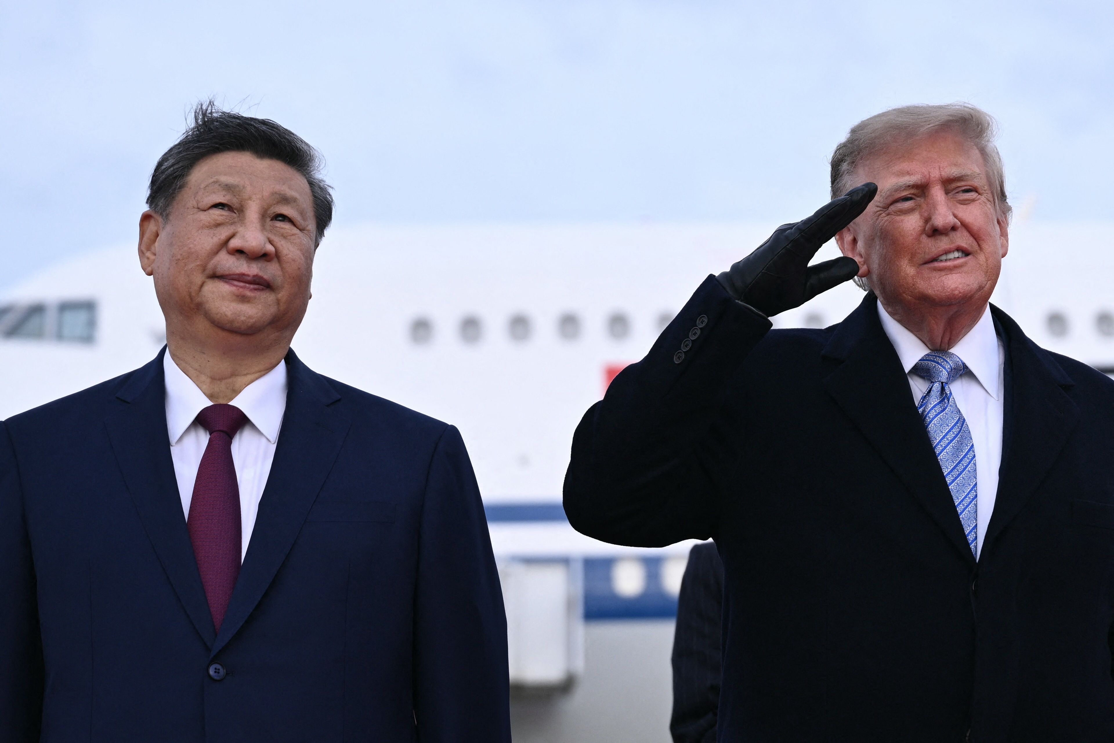 Donald Trump empfing den chinesischen Präsidenten Xi Jinping.