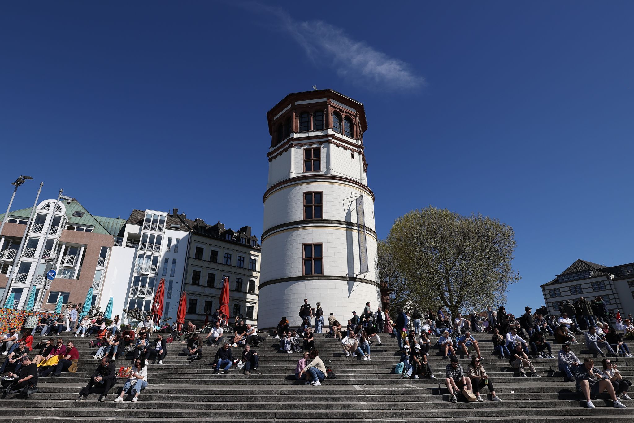 Rheinufer in Düsseldorf