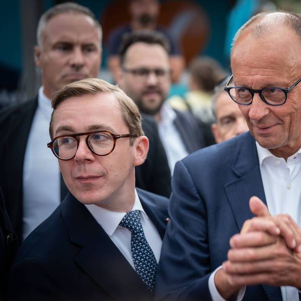 Philipp Amthor und Bundeskanzler Friedrich Merz