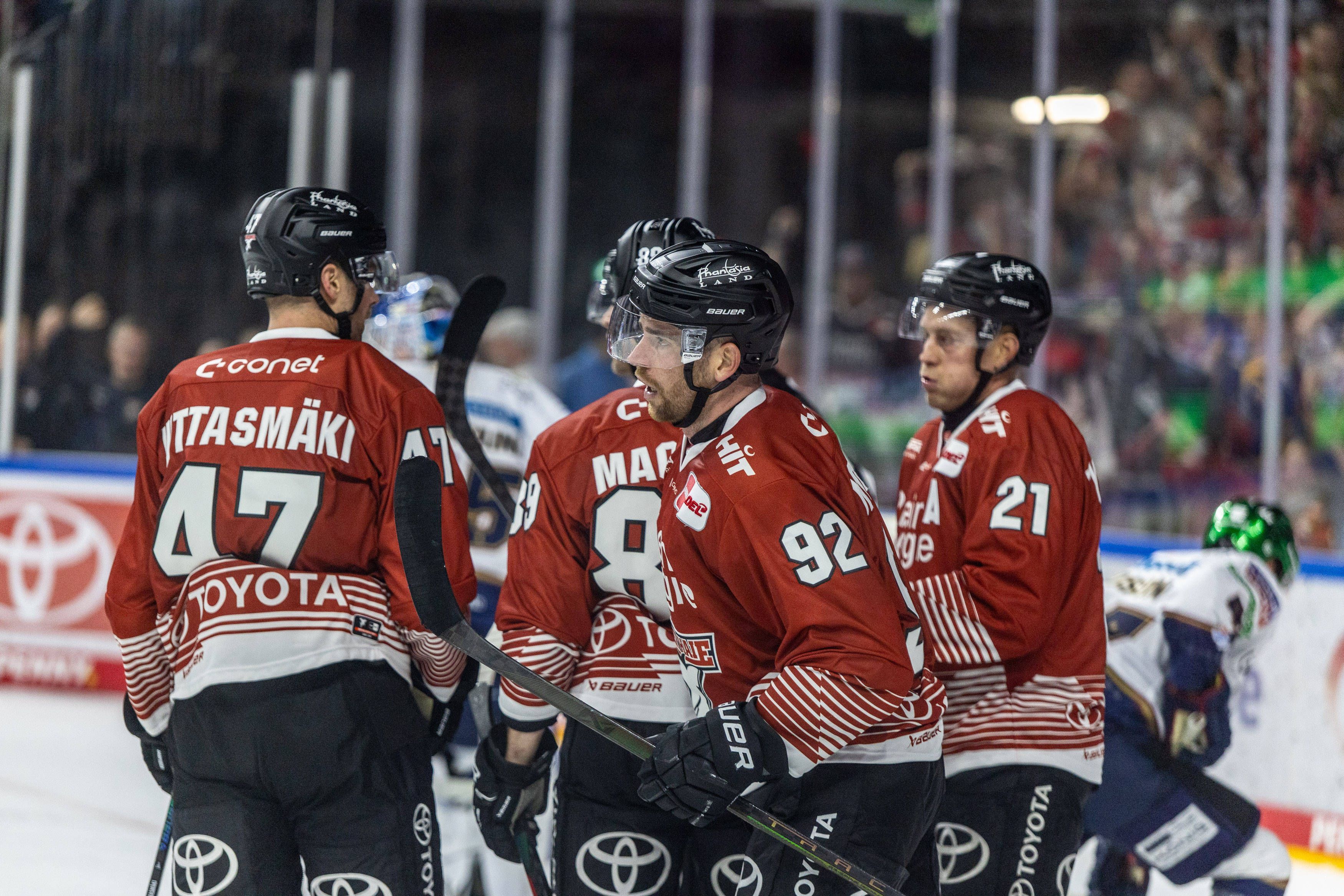 Die Mannschaft der Kölner Haie.