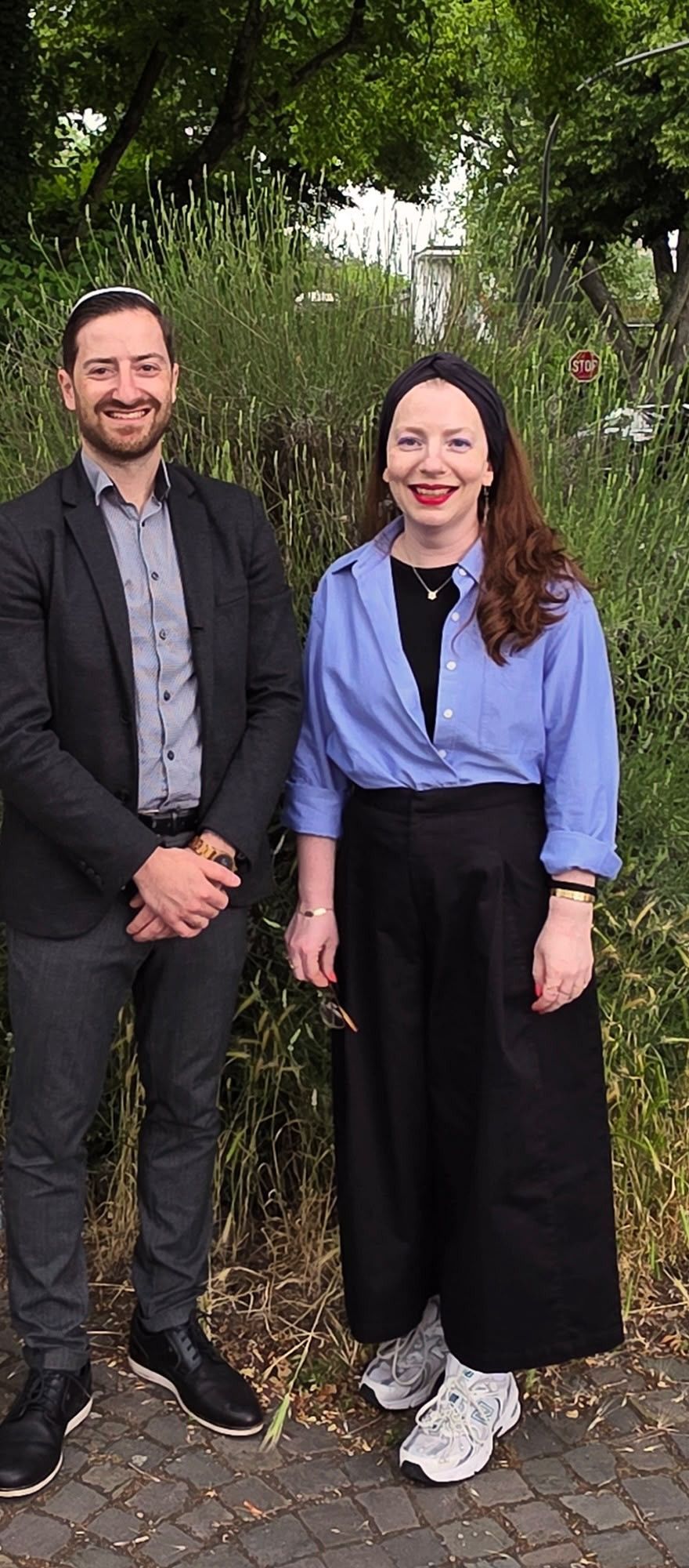 Eduard Steinberg und Mascha Kogan unterrichten unter anderem Geschichte.