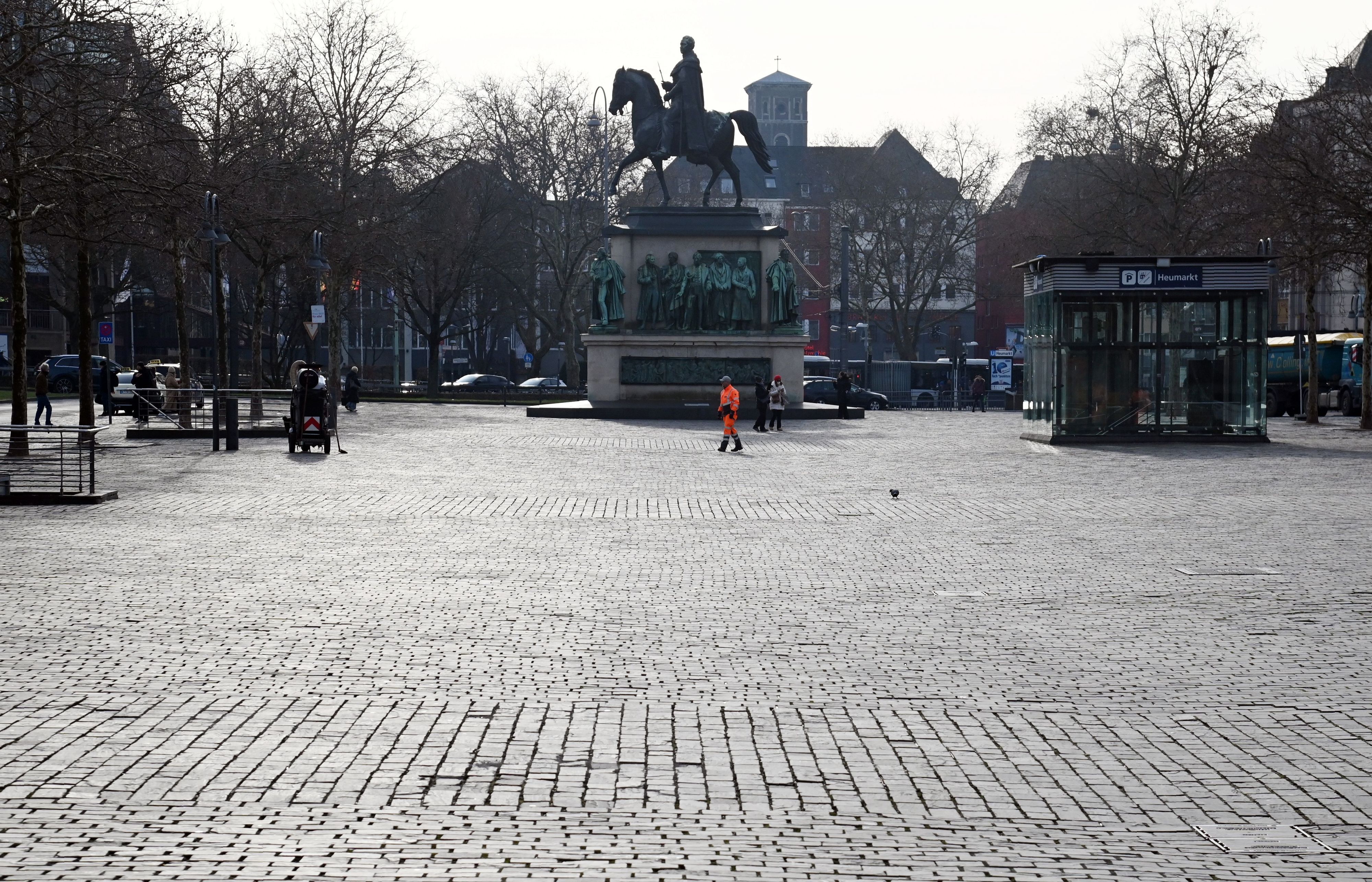 21.01.2026 Köln. Auf dem Heumarkt ist keine Baustelle zu sehen. Foto: Alexander Schwaiger