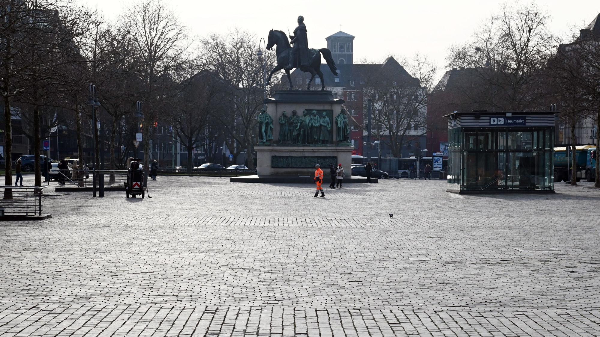 21.01.2026 Köln. Auf dem Heumarkt ist keine Baustelle zu sehen. Foto: Alexander Schwaiger