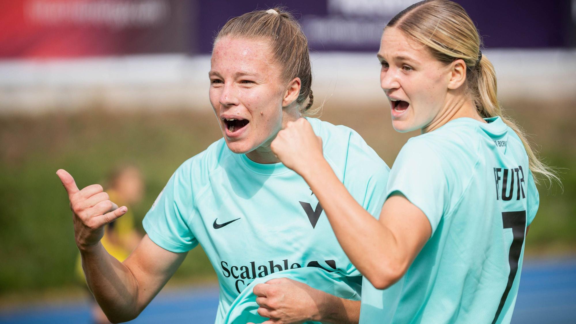 Christin Meyer und Melina Reuter von Viktoria Berlin