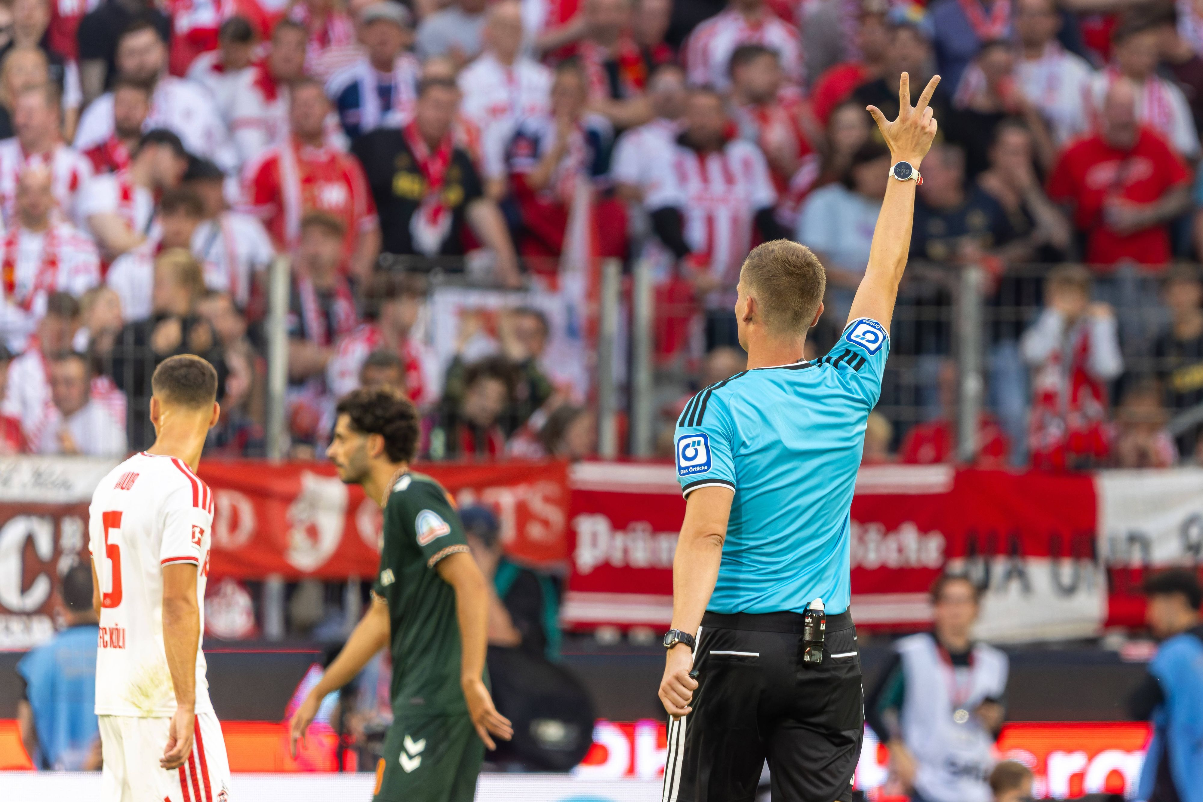 Mein Freund, ich zähl’ bis drei: Florian Exner im Spiel Köln gegen Bremen