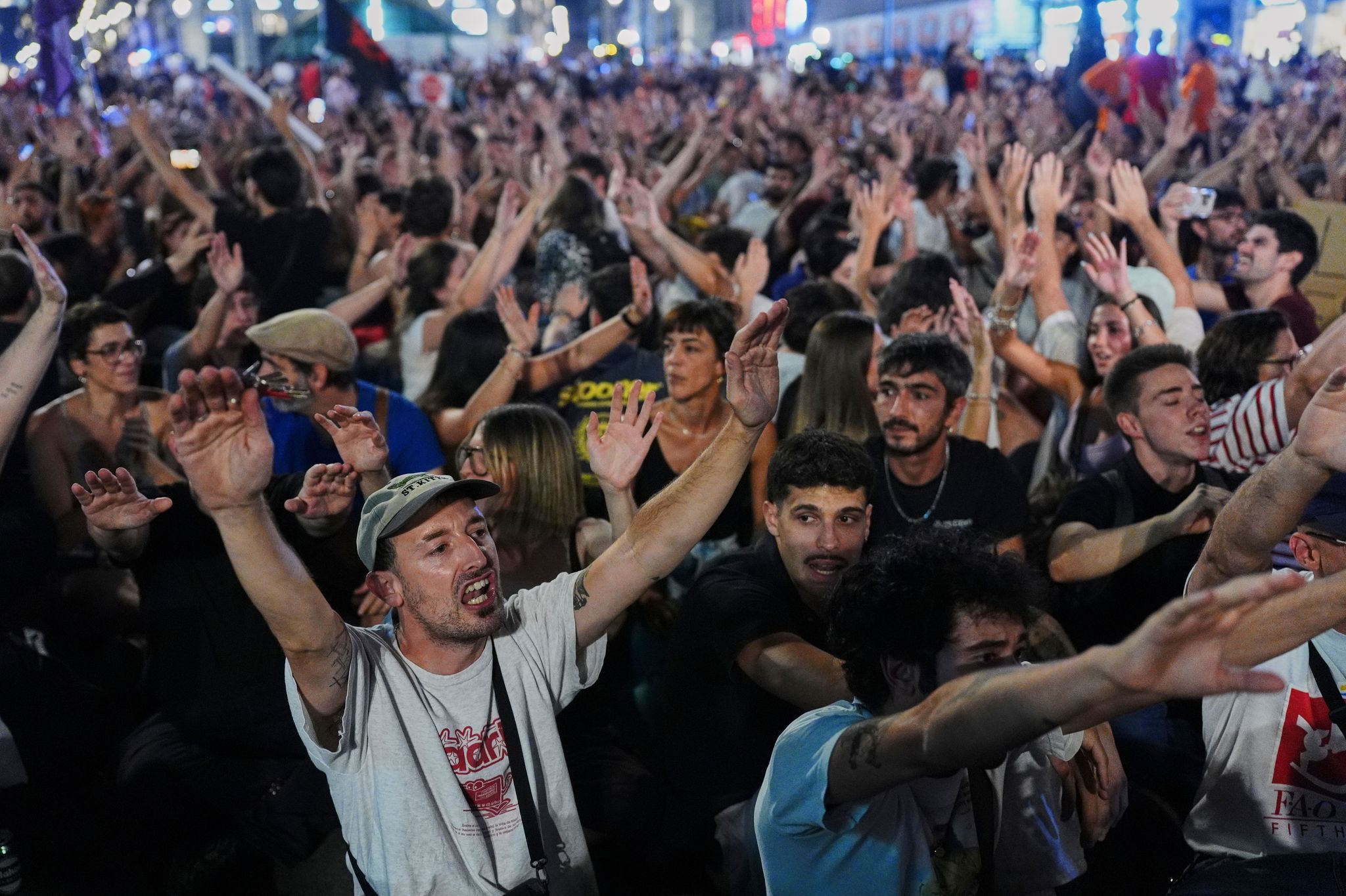 Protest in Madrid
