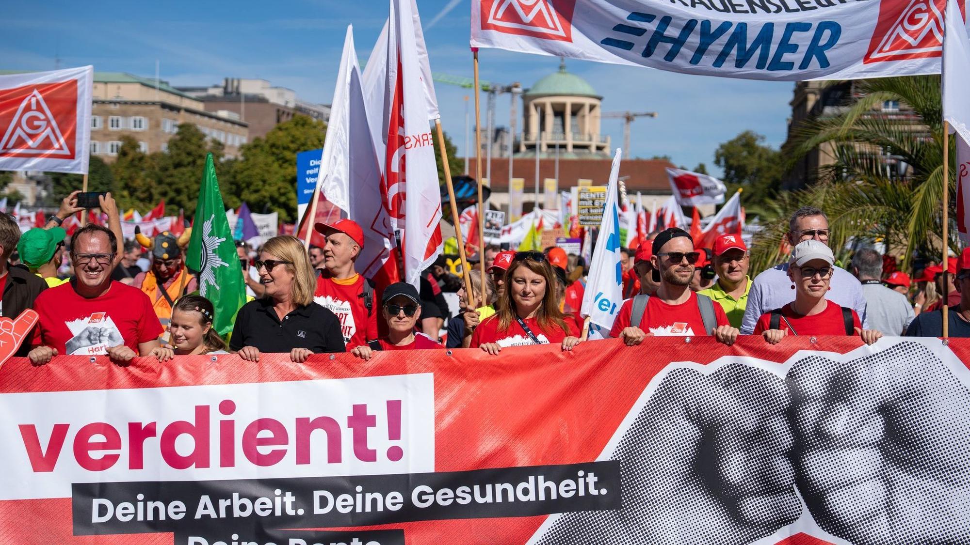 DGB-Aktionstag für den Sozialstaat - Stuttgart