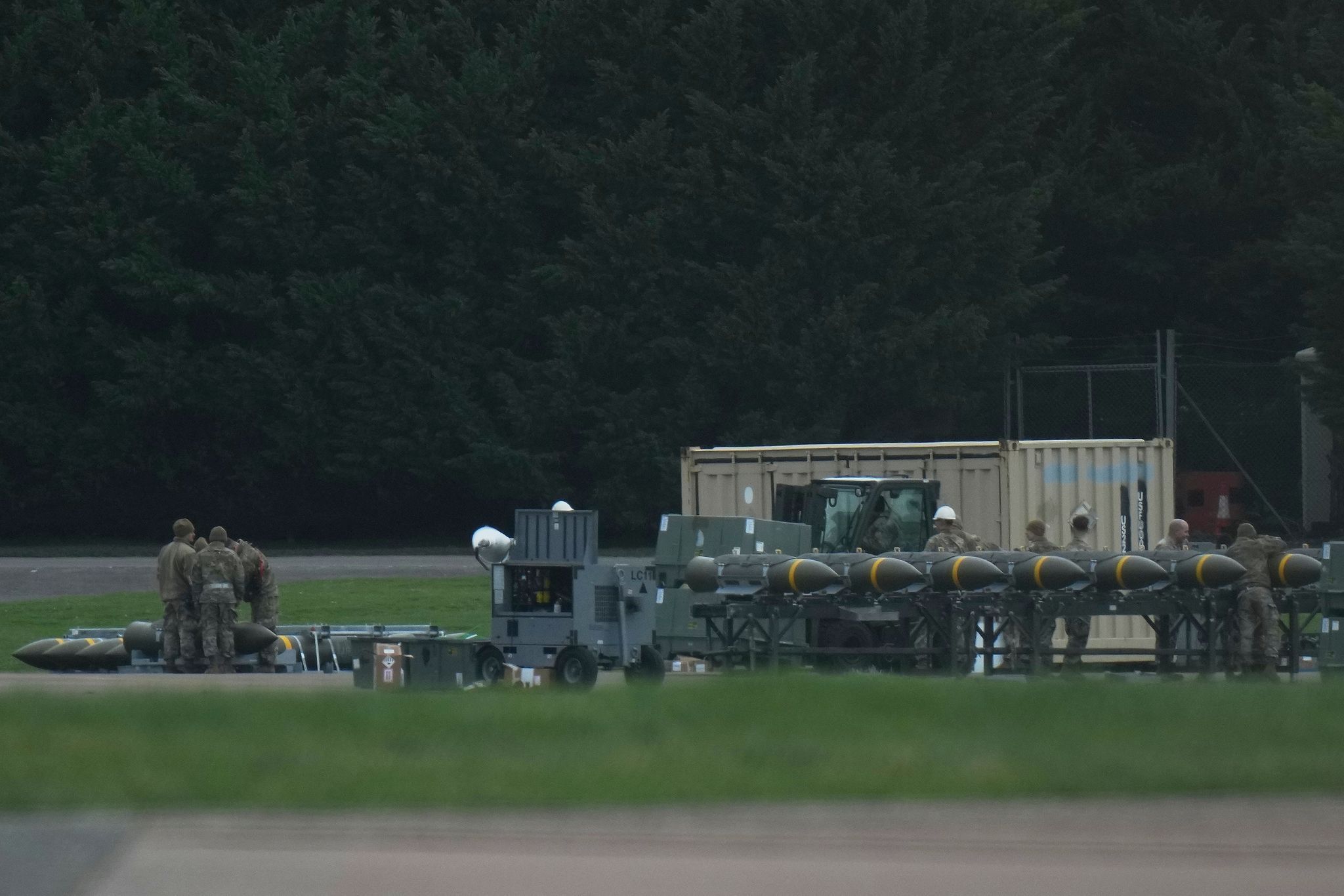 Die britische Militärbasis RAF Fairford wird von der US-Luftwaffe genutzt. (Archivbild)