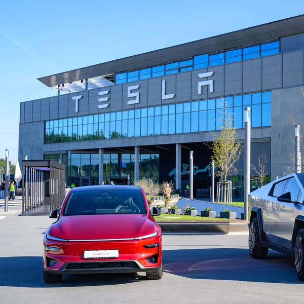 Die Gigafactory in Grünheide bei Berlin