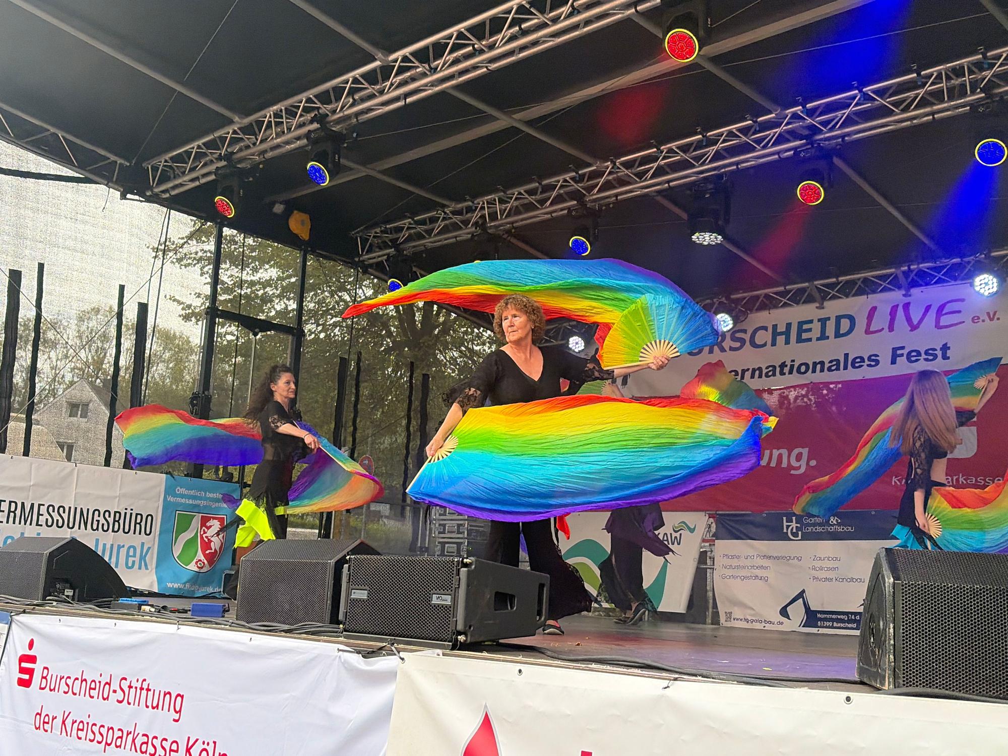 Festival „Internationales Burscheid“: die Bühne