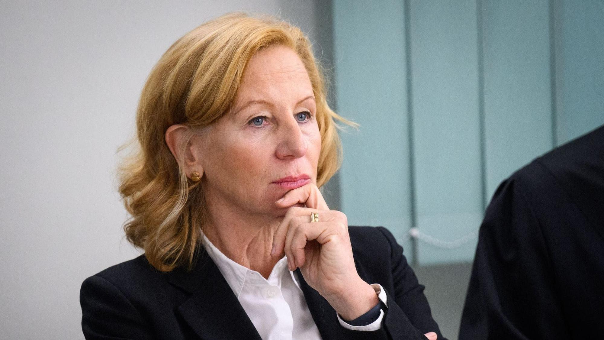 Patricia Schlesinger, ehemalige Intendantin des RBB, muss sich vor Gericht verantworten. /