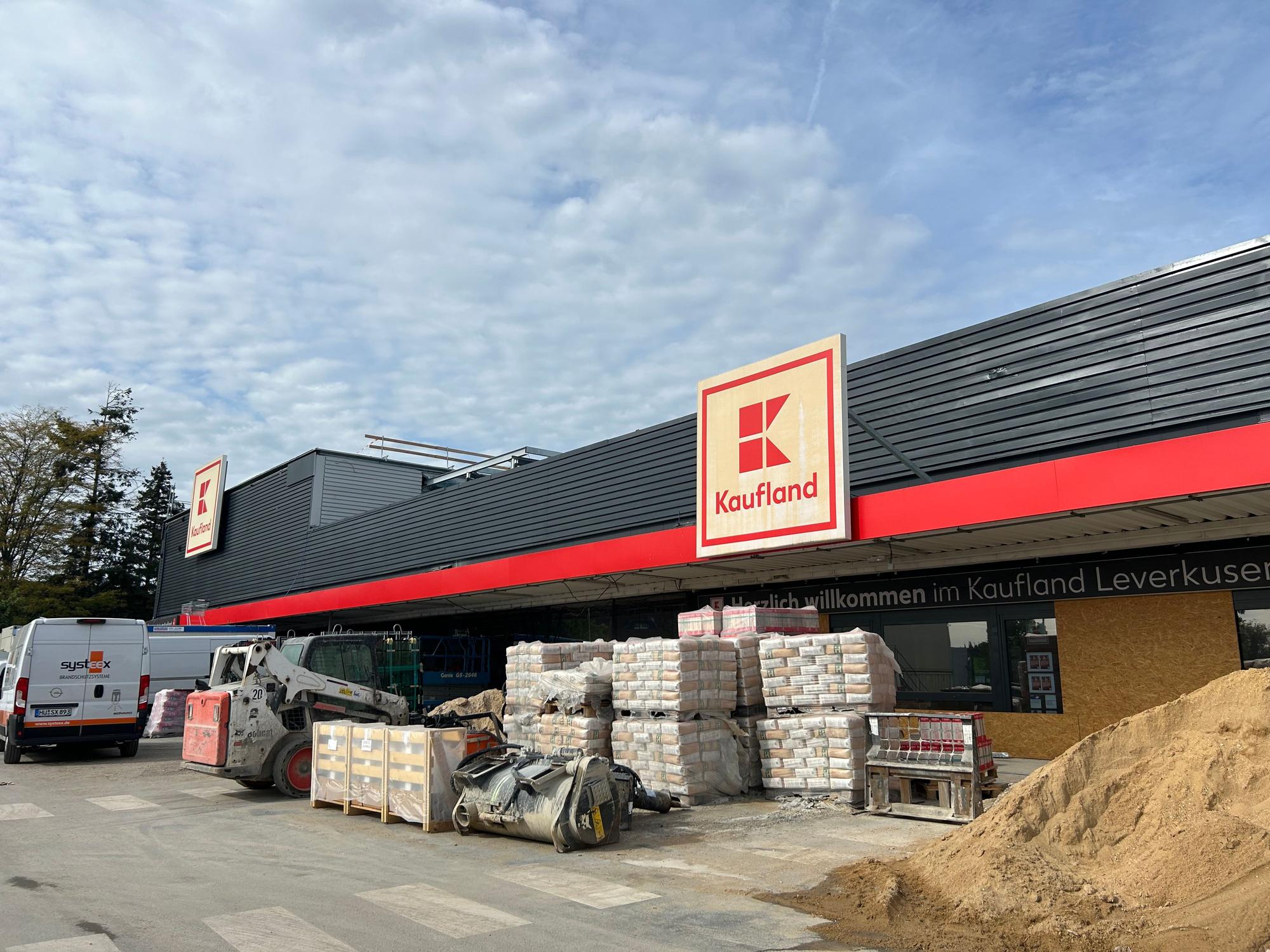 Der Kaufland-Markt an der Stixchesstraße wird derzeit umfassend modernisiert.