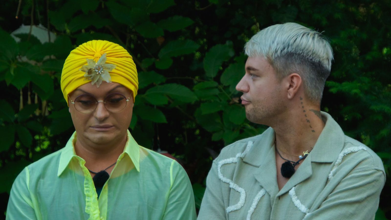 Julian und Marcell haben Glück: Sie müssen nicht in die Exit-Challenge, obwohl sie am zwetmeisten Stimmen bekommen haben.  (Bild: RTL)