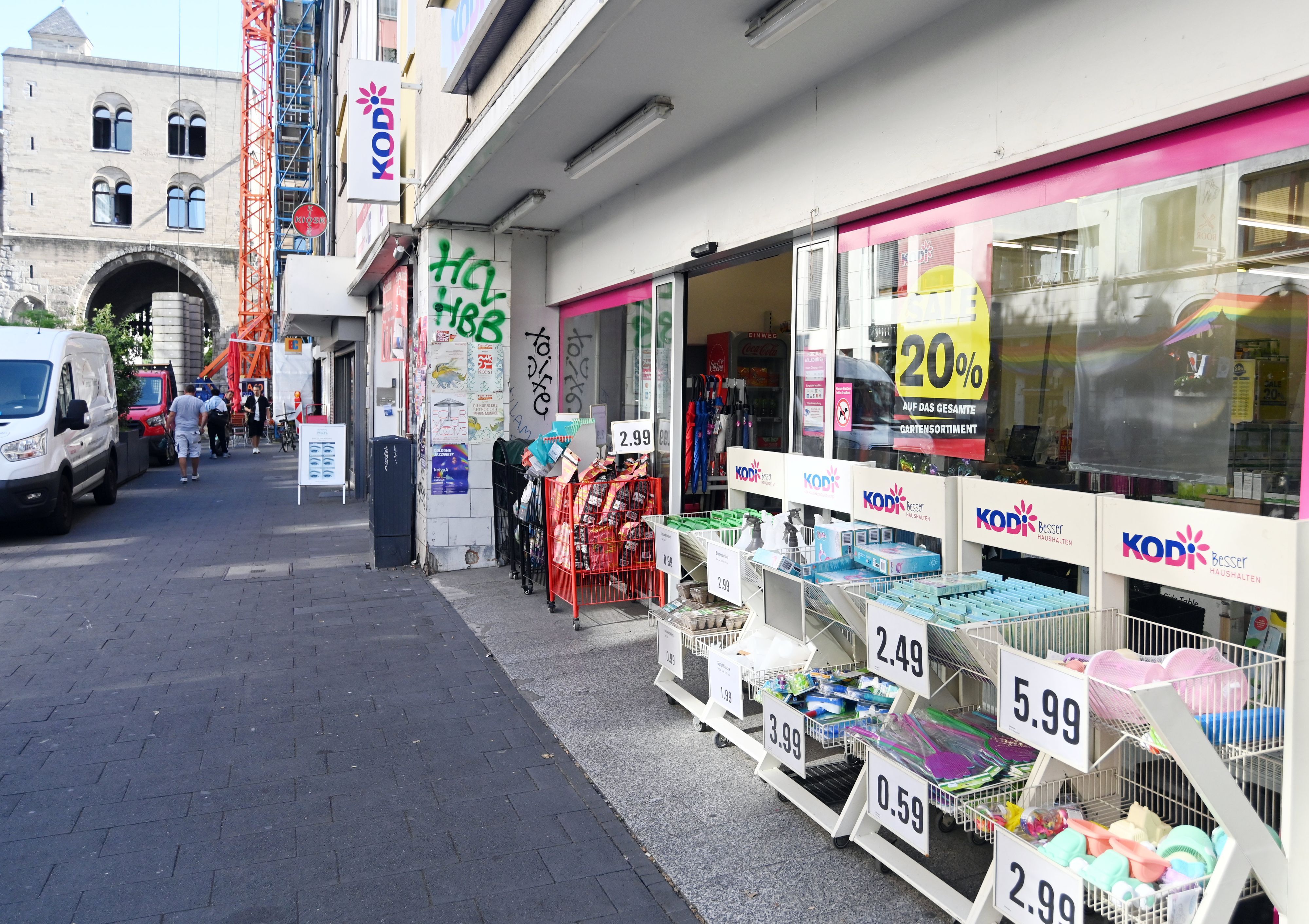 Die Kodi-Filiale auf dem Eigelstein bleibt erhalten.