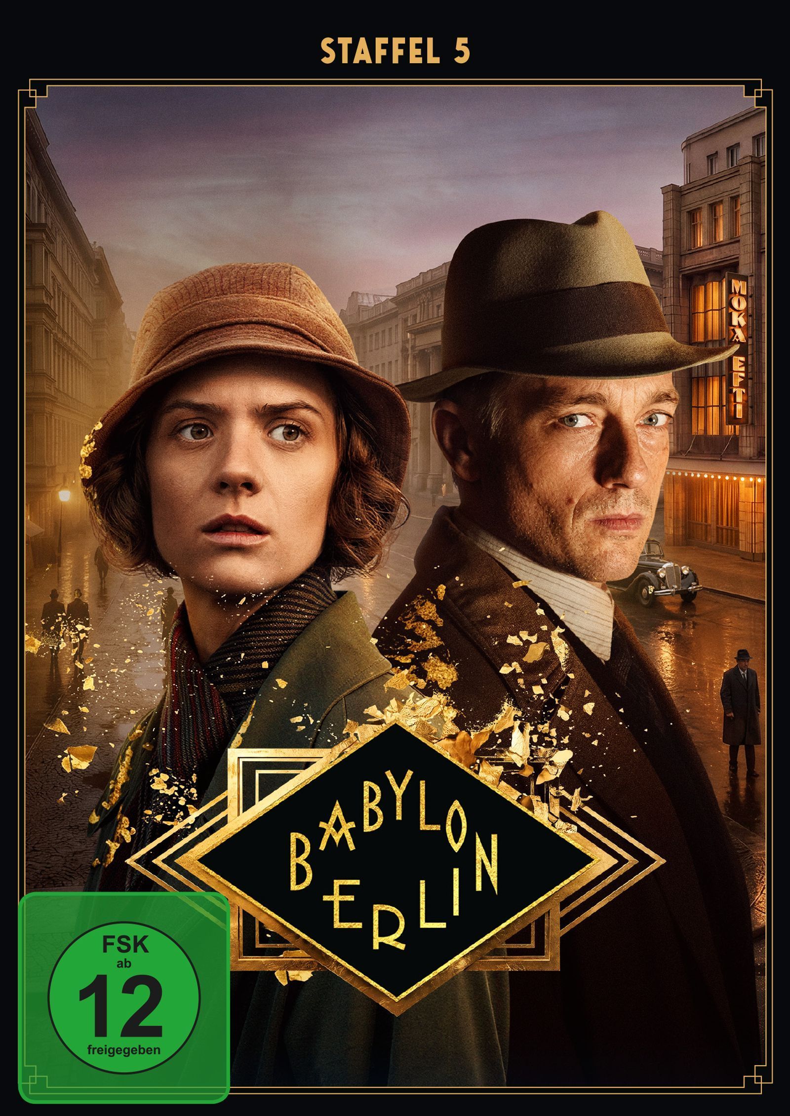 Eine  der spektakulärsten deutschen Serien geht zu Ende. „Babylon Berlin“ erzählt in Staffel fünf von jenen sieben Schicksals-Wochen zwischen 30. Januar und 23. März 1933, in denen Deutschland die Weimarer Republik verlor und Hitler die Macht übernahm.  (Bild: Leonine)