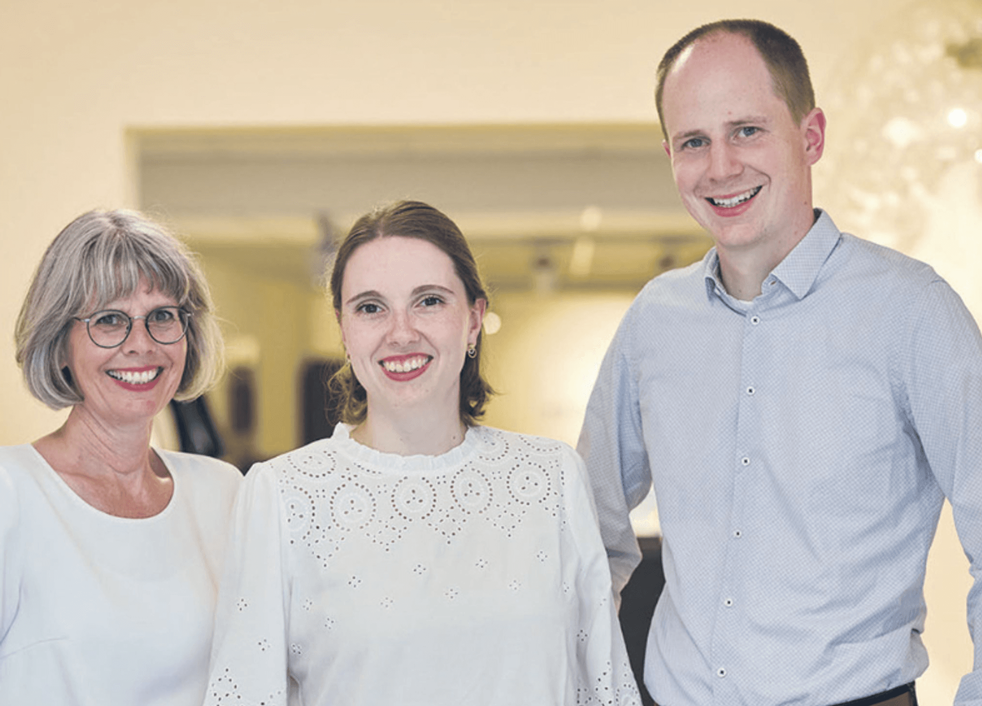 Das Team von Betten Pohl - ein Bild von Andrea Esser, Irina und Stefan Pohl