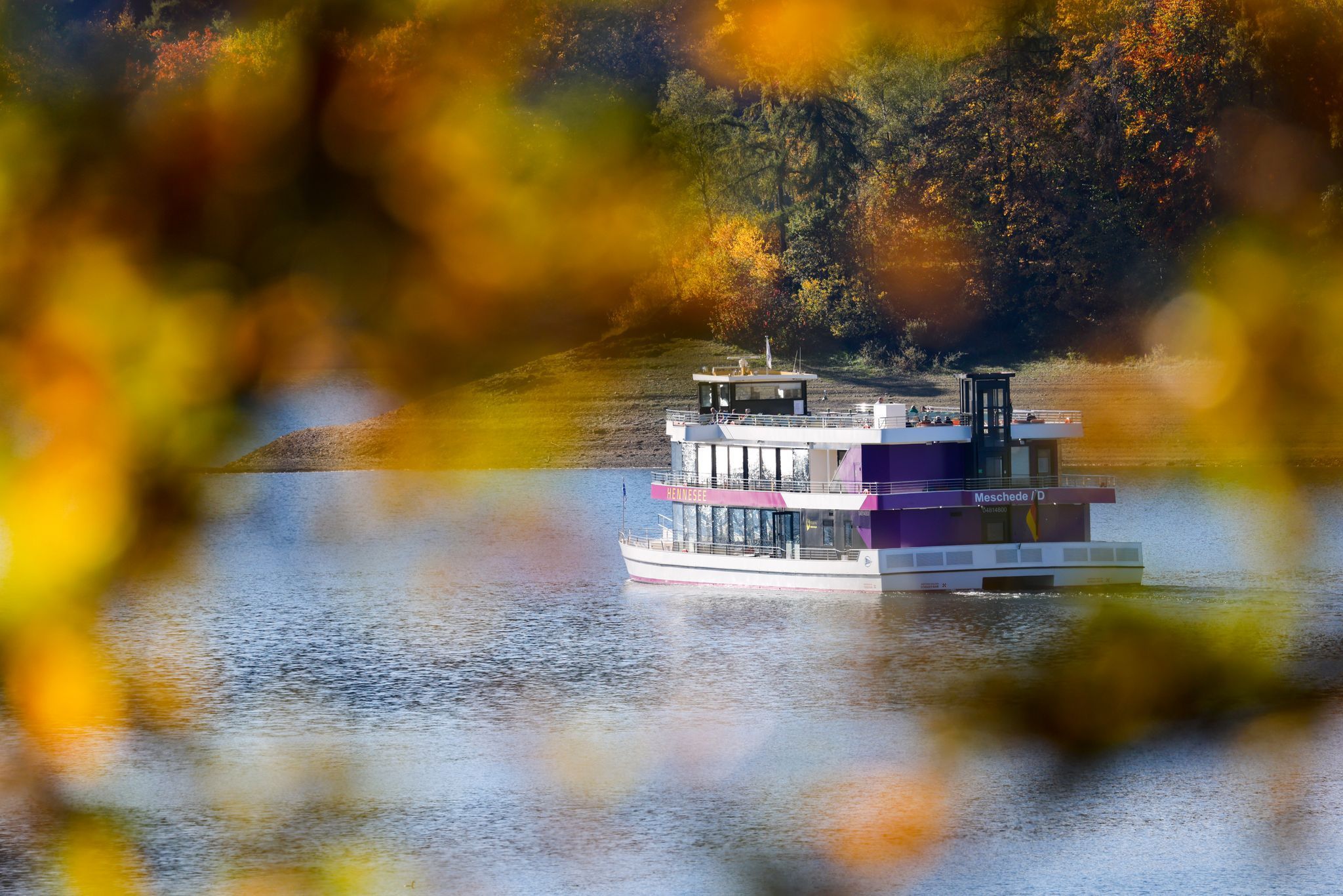 Eine Schiffsparty am Hennesee ist eskaliert. (Archivbild)