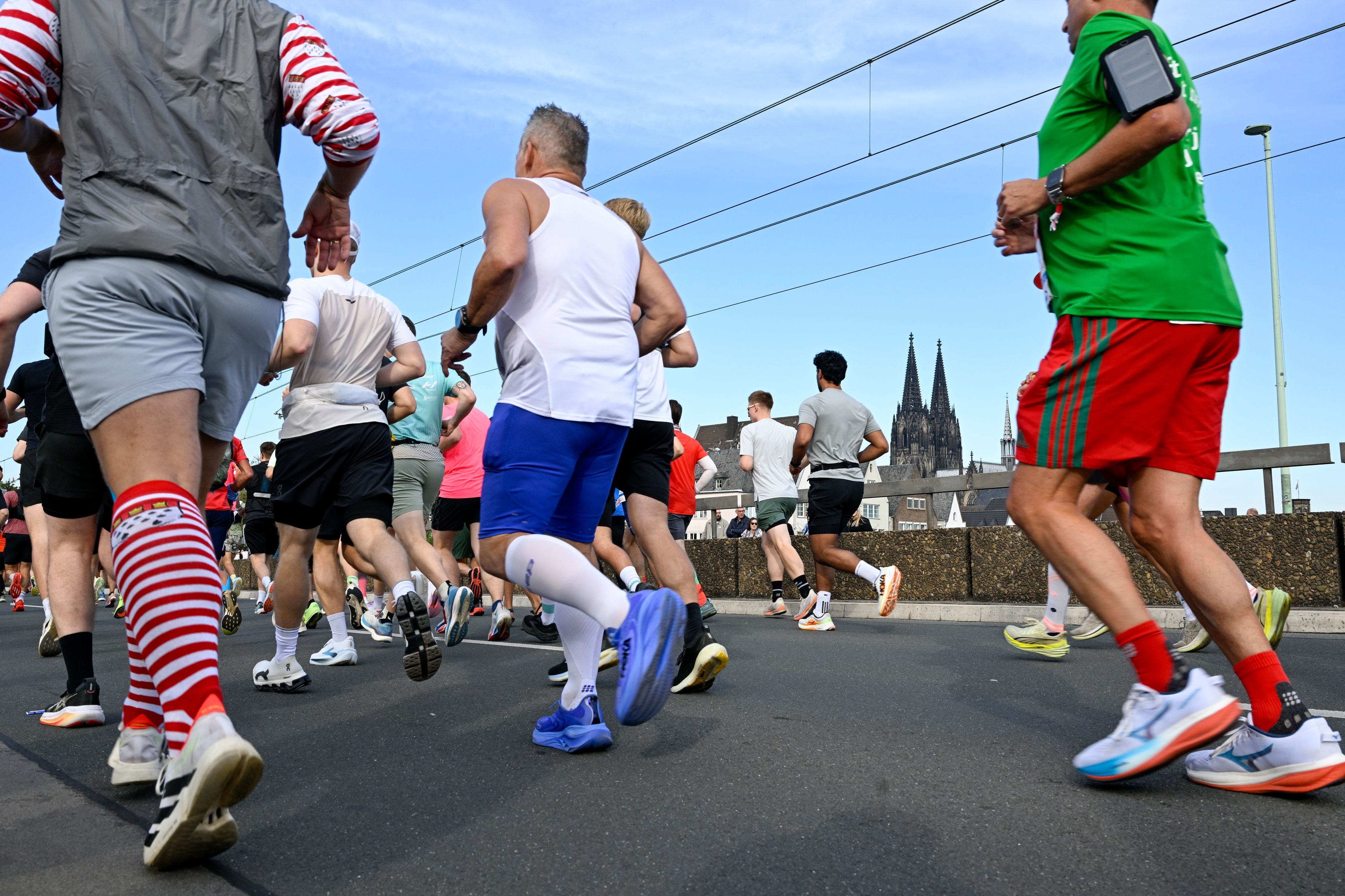 04.10.2026, Köln: Am 28. Generali Köln Marathon nehmen 41.000 Läuferinnen und Läufer teil. Foto: Uwe Weiser