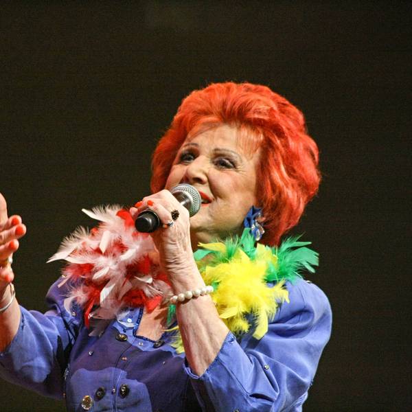 Marie-Luise Nikuta bei einem Auftritt.