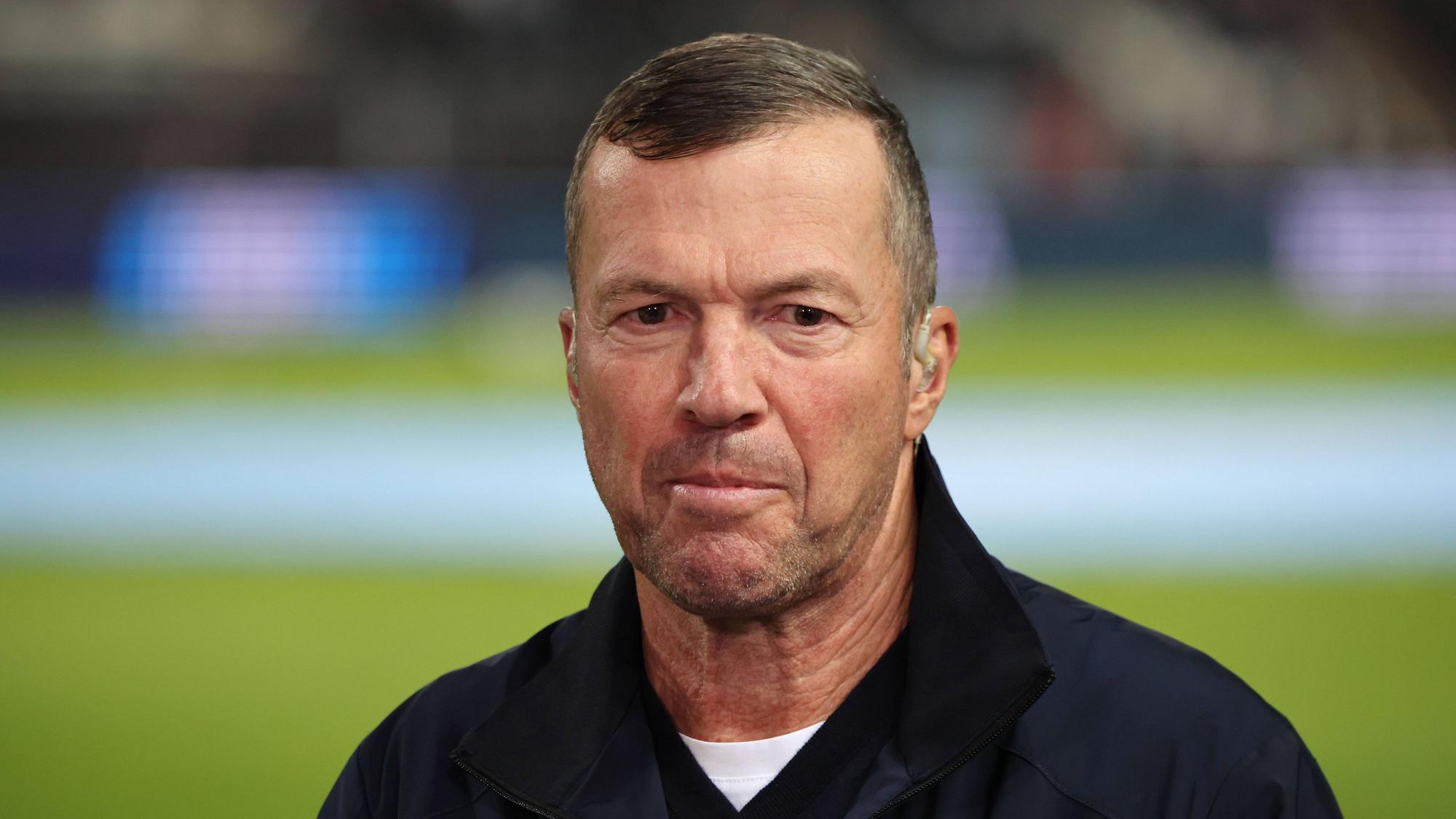Lothar Matthäus war als TV-Experte für RTL am Mikrofon.