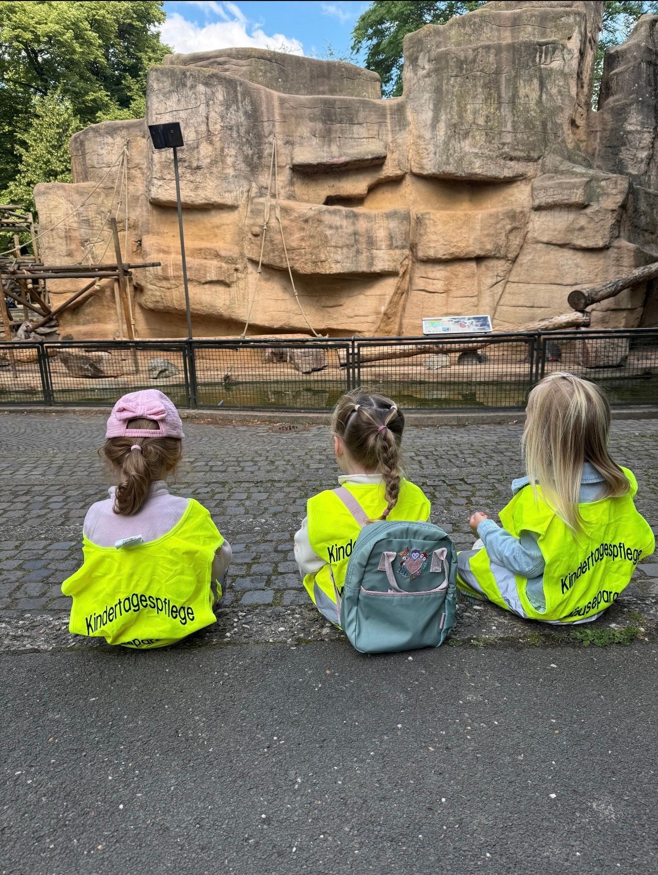 Auf Entdeckungstour im Zoo: Vanessa Meuskens unternimmt auch Ausflüge mit den Kindern.