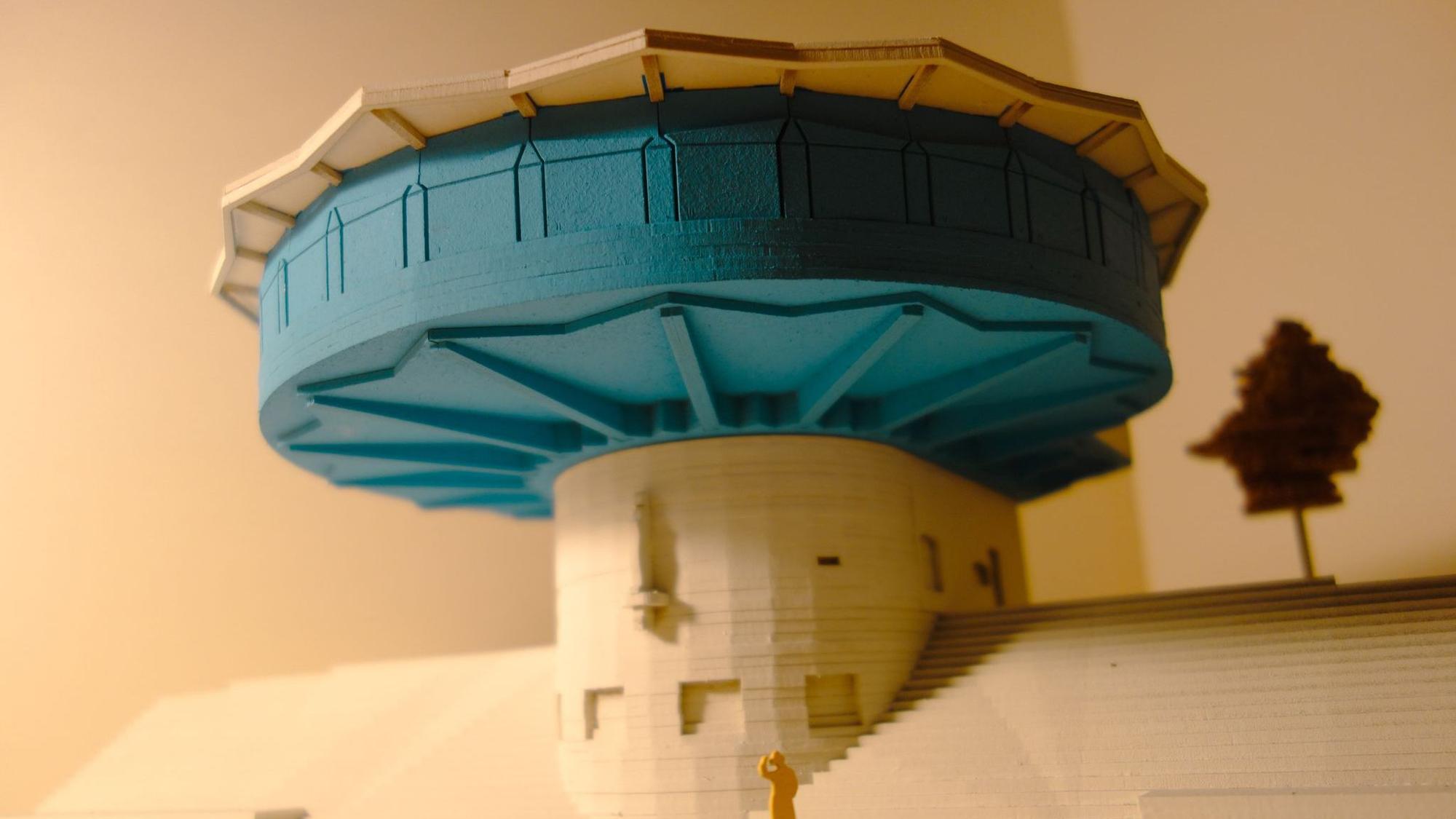 Plastische Darstellung zum Entwurf von Georg Brummer für die Kölner Bastei