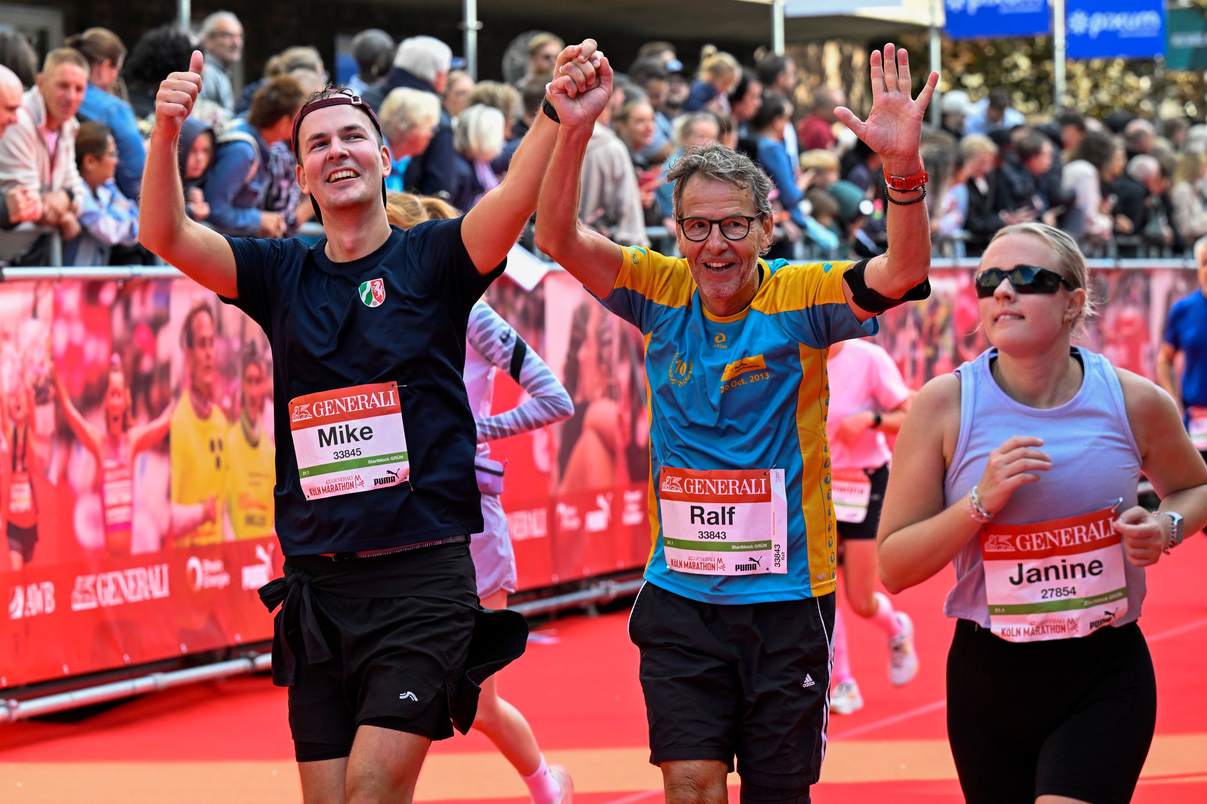 04.10.2026, Köln: Am 28. Generali Köln Marathon nehmen 41.000 Läuferinnen und Läufer teil. Foto: Uwe Weiser