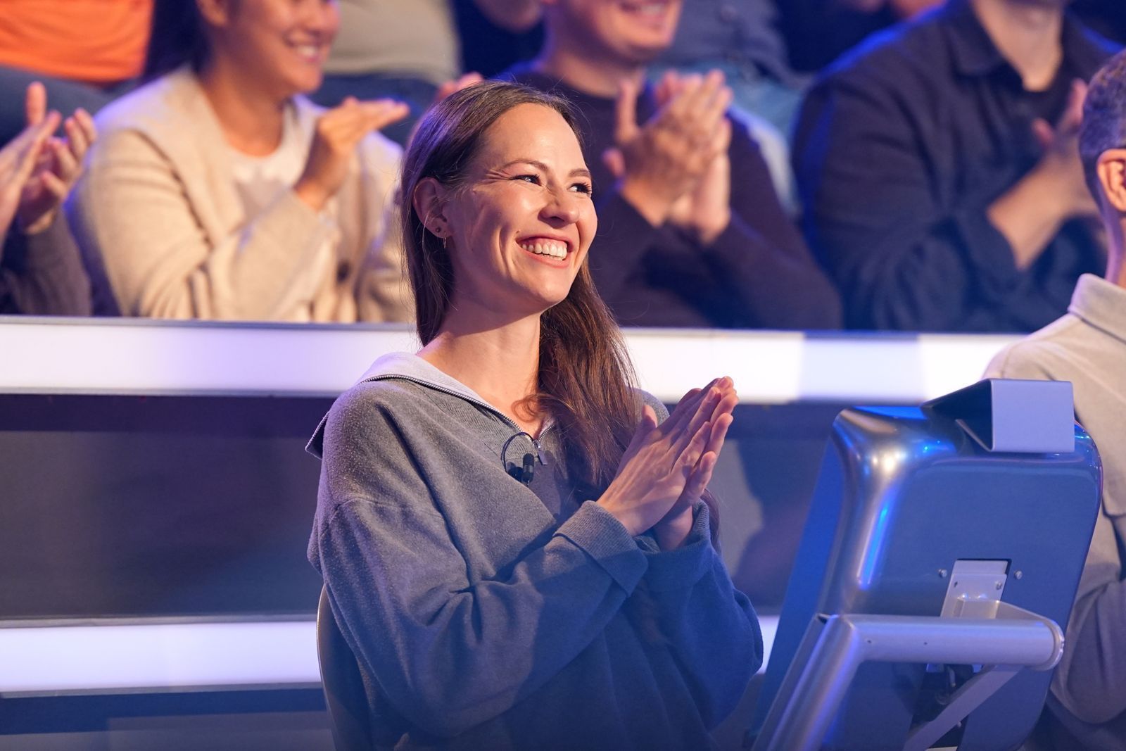Franziska Burkhardt aus Lübeck ist Kandidatin  bei Günther Jauch. (Bild: RTL / Stefan Gregorowius)