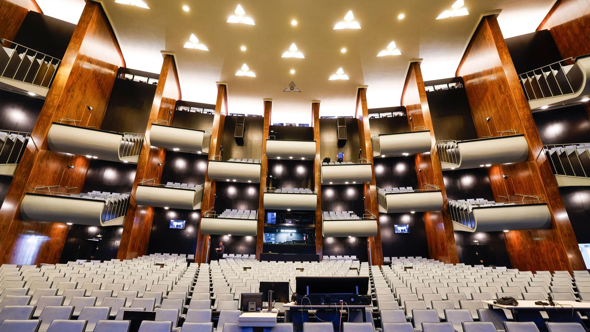Der Zuschauerraum der sanierten Kölner Oper