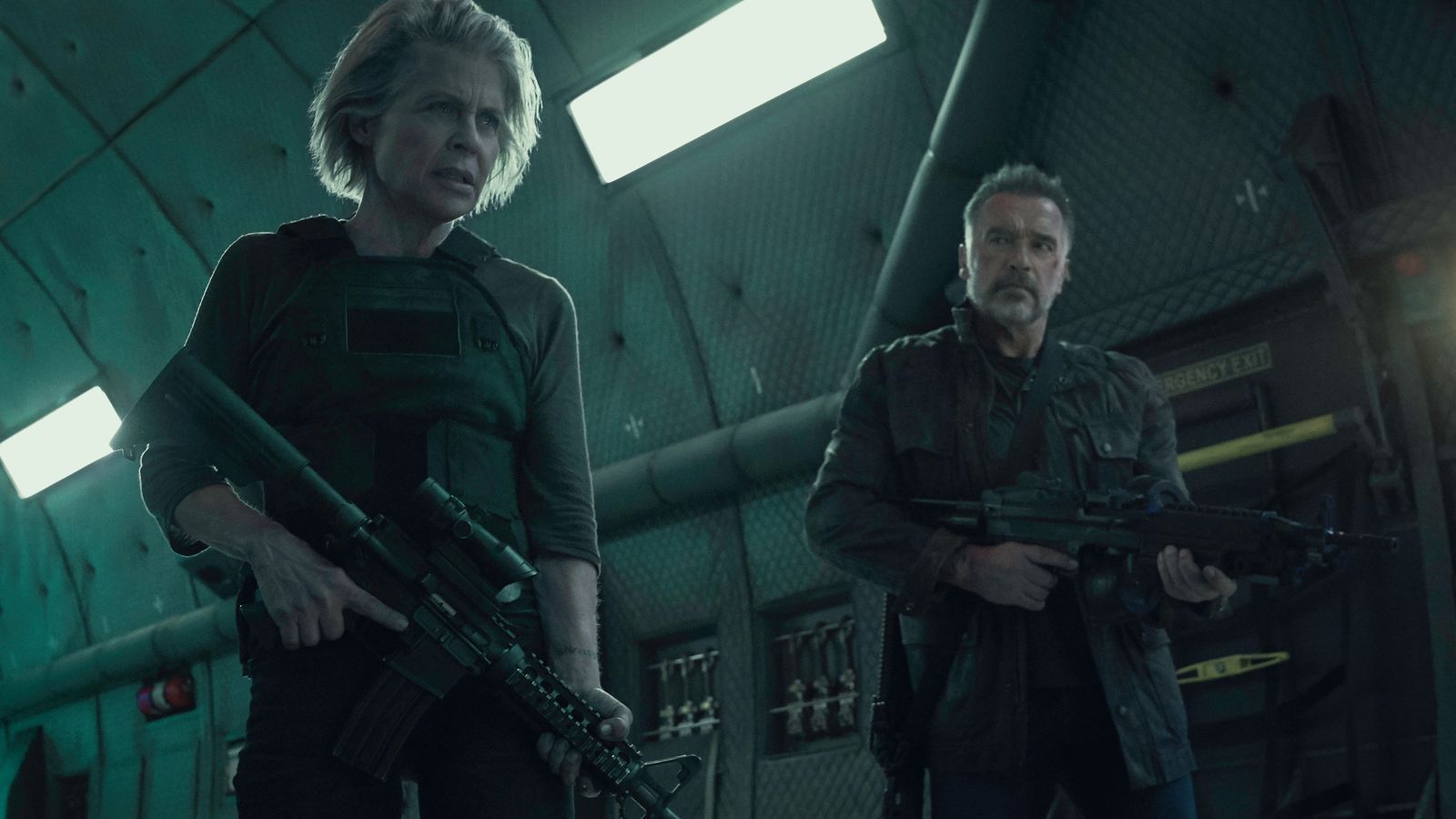 Mit „Terminator: Dark Fate“ kehrte Linda Hamilton zur Action-Reihe zurück. (Bild: 2019 Twentieth Century Fox)