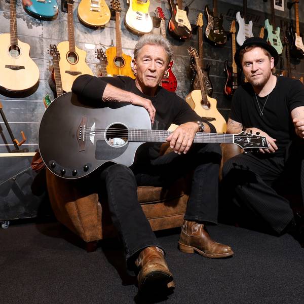 Peter Maffay & Johannes Oerding (v.l.) im Music Store